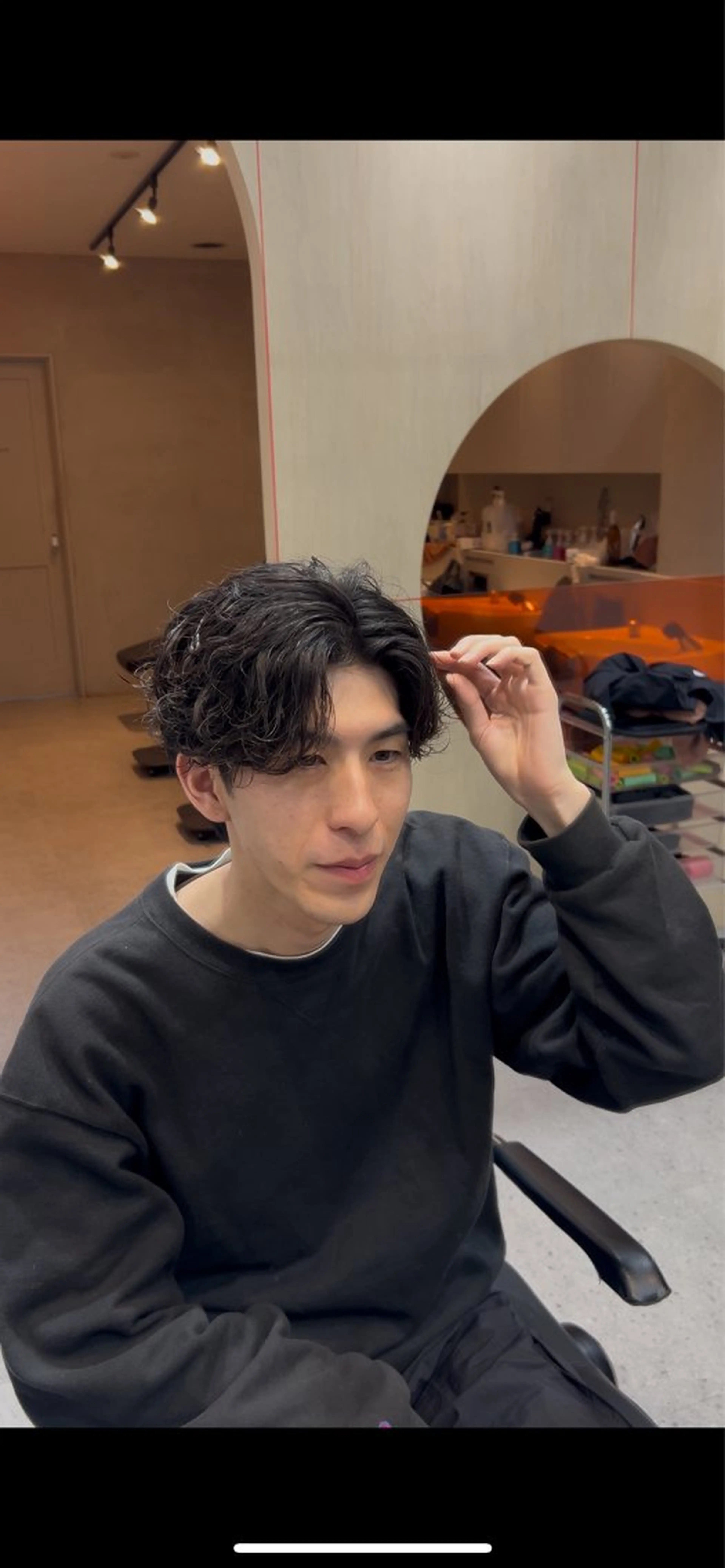 パーマ メンズ カット パーマ fifth渋谷所属・fifth春山 凜乃介のヘアスタイル