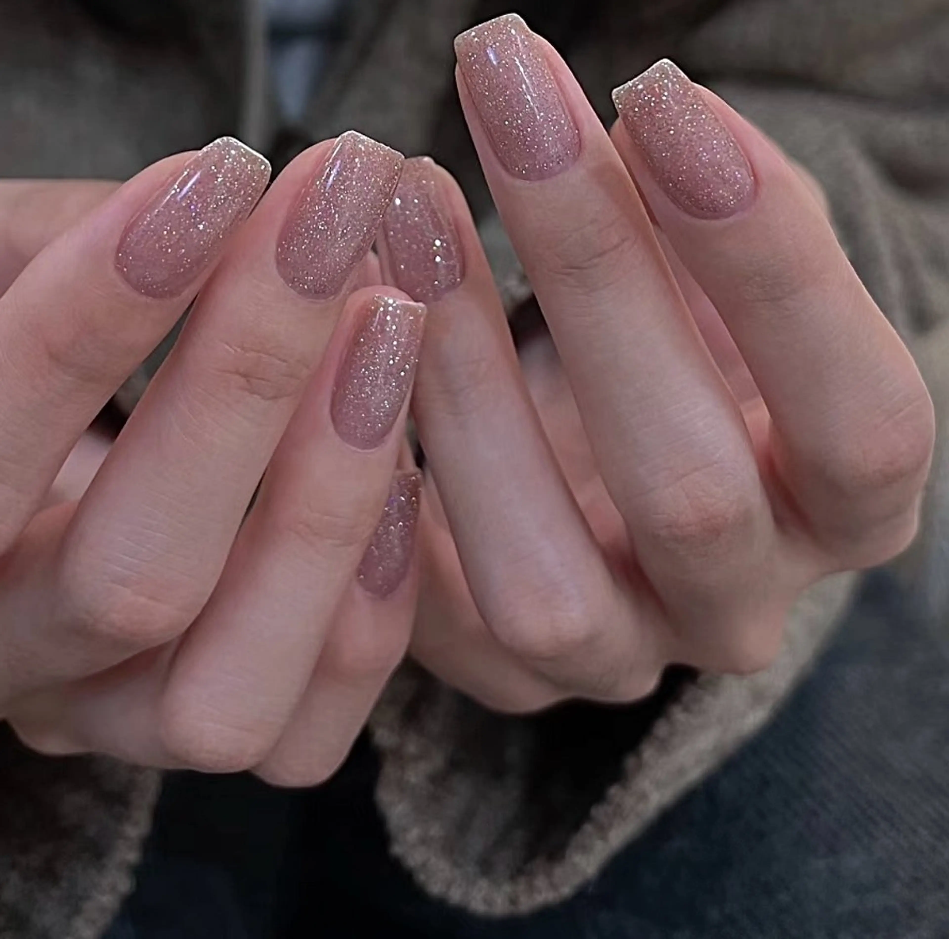 💕💅【初回オフ無料】ワンカラー/ラメグラ(自爪)の写真