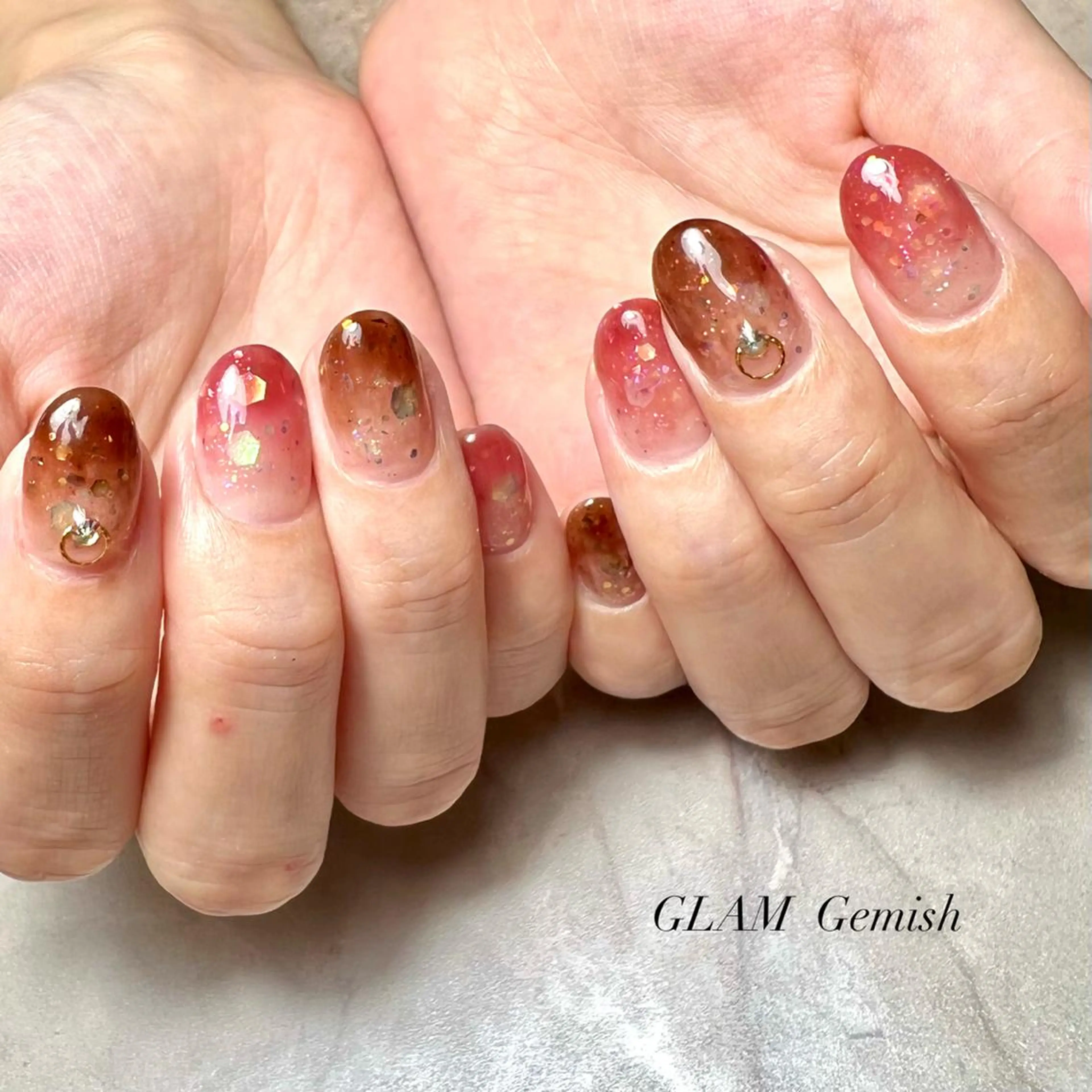 ネイル ハンドネイル 藤崎 恵梨香のネイルデザイン