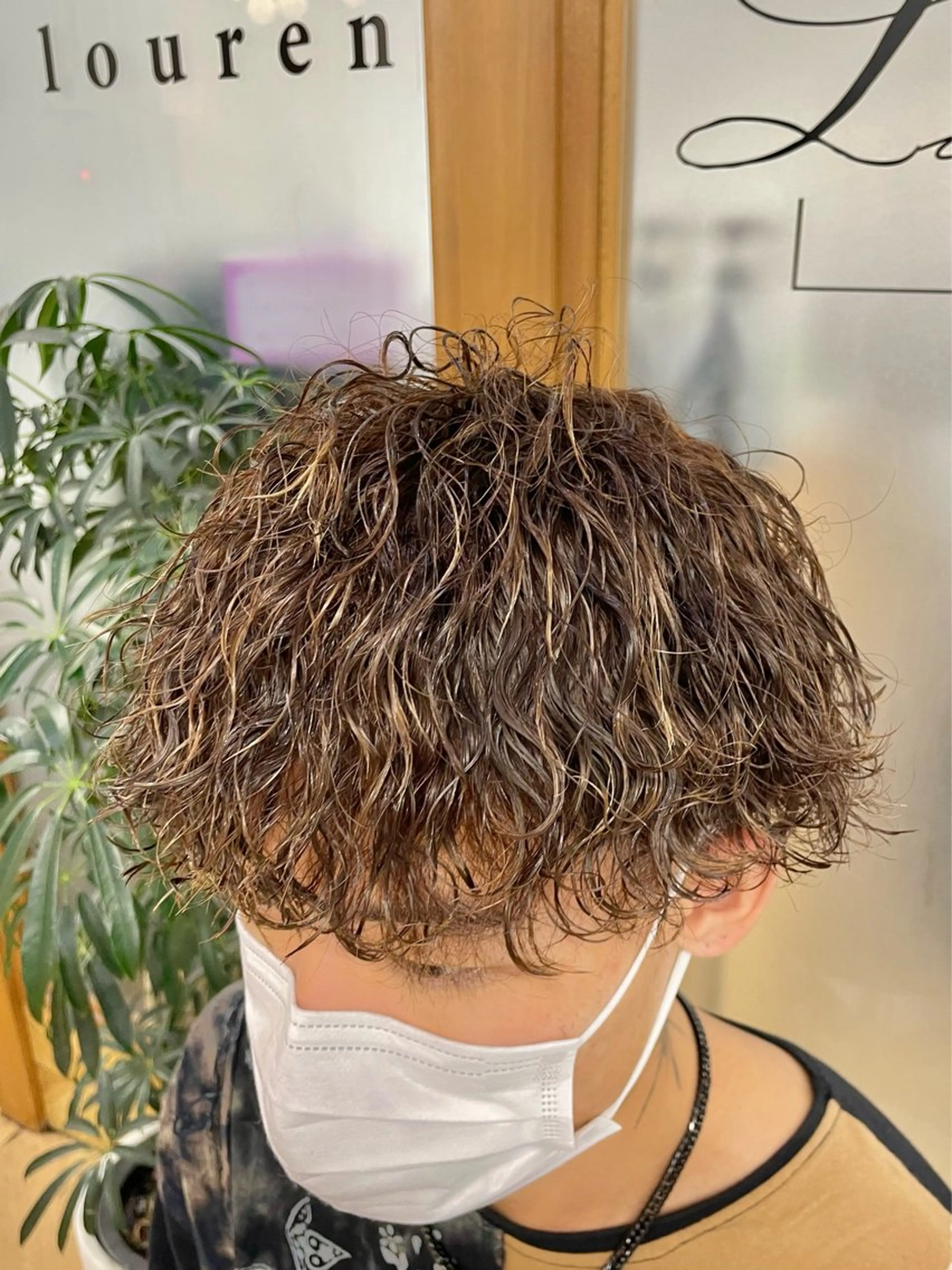 【✨ミニモ限定✨】メンズカット＋波巻きパーマ🌊（トリートメント込）の写真