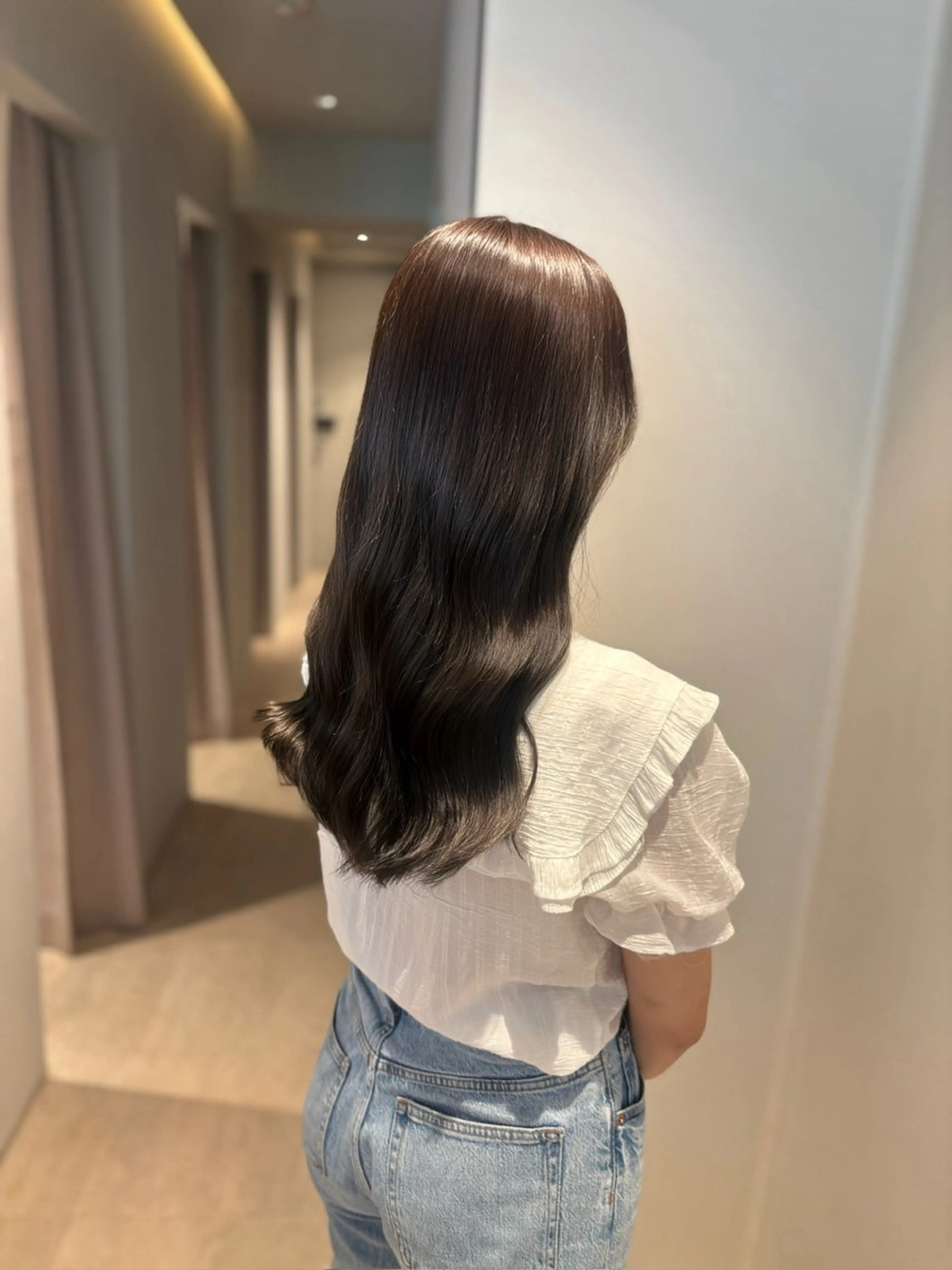 ロング カラー 髪質改善カラー ブラウン🤎YUMEのヘアスタイル