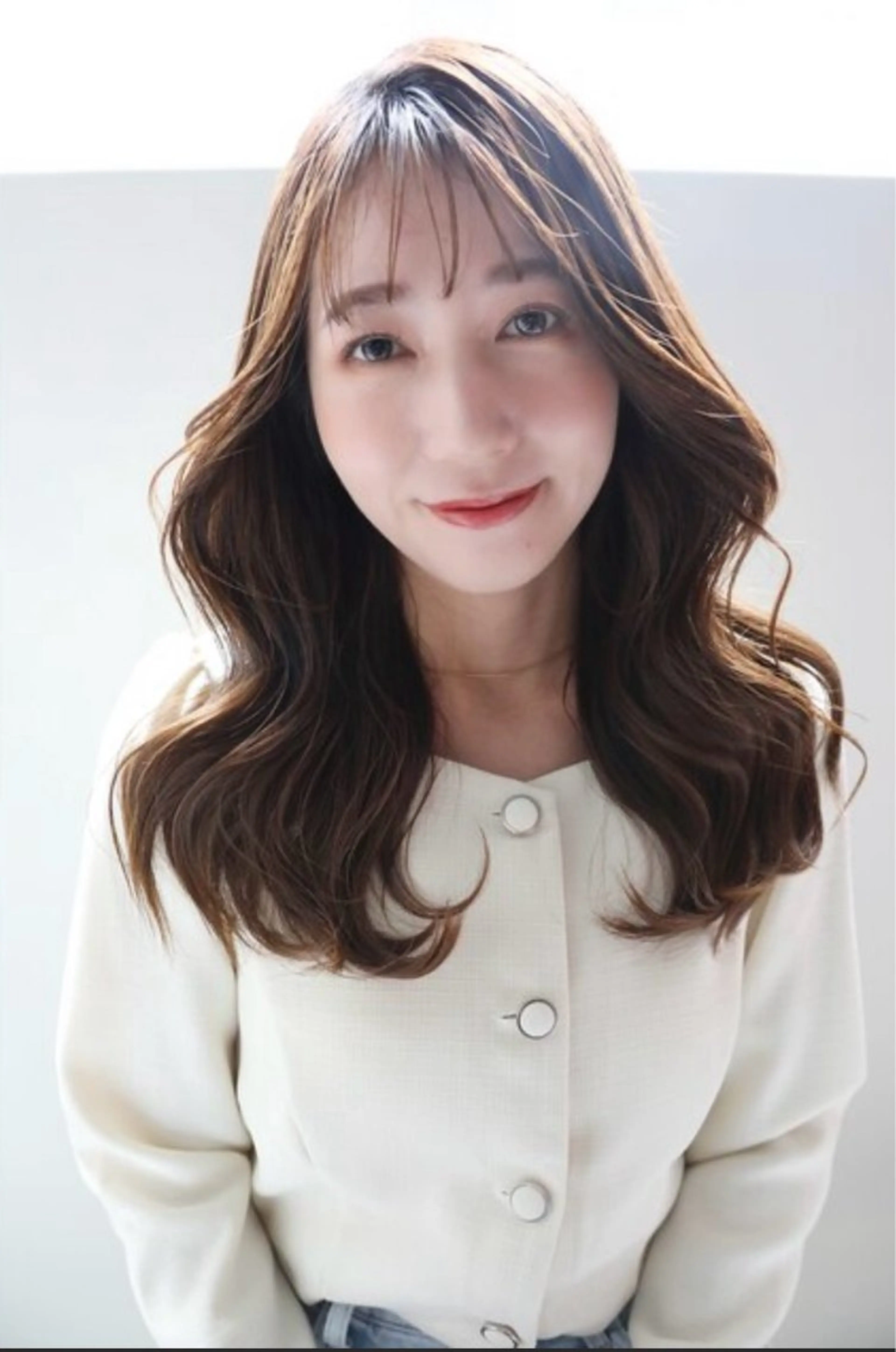 セミロング カット ヘアカラー トリートメント JILL ユキのヘアスタイル