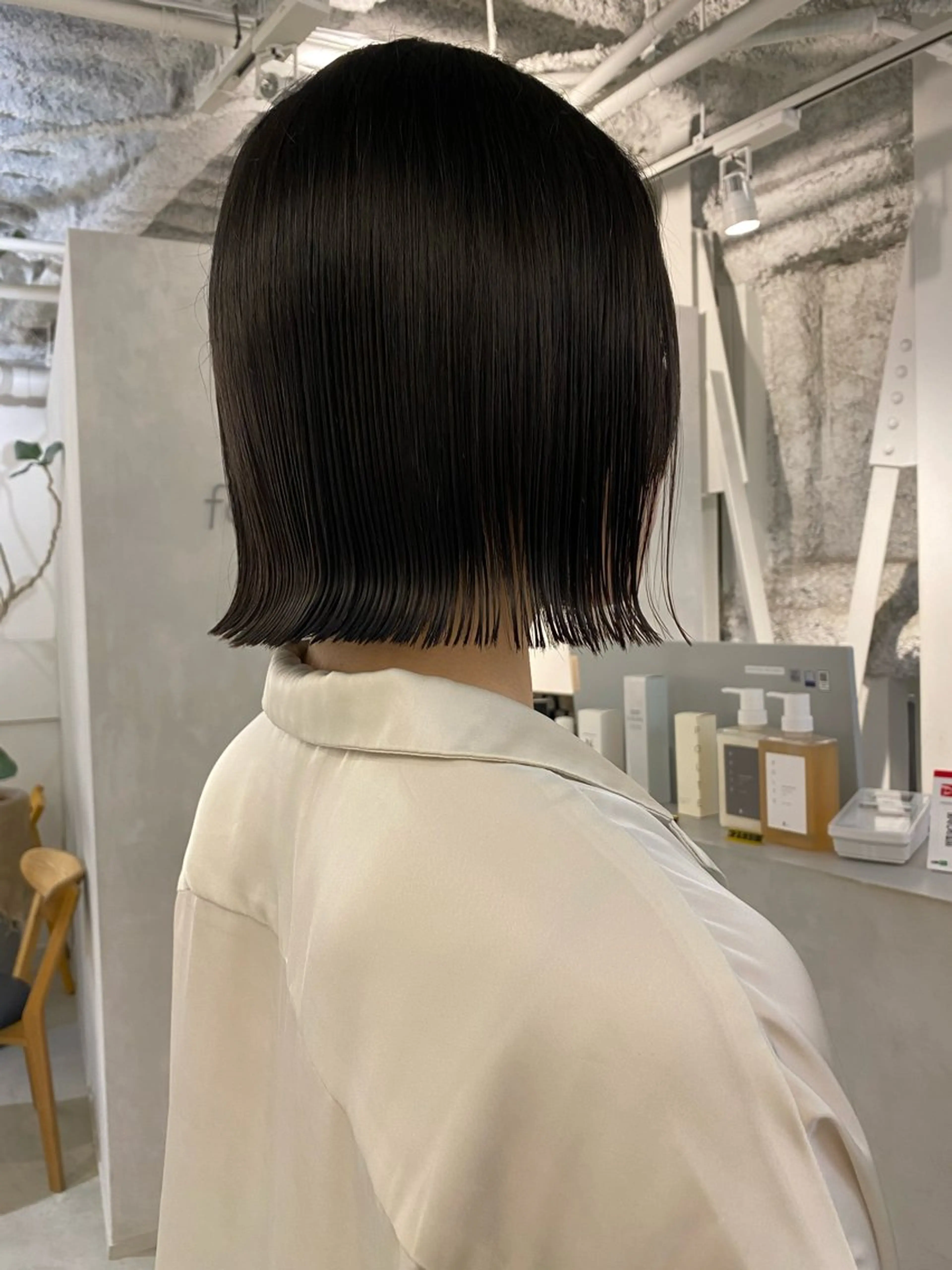 ミディアム 切りっぱなしボブ ボブ ✨Bobヘア🌱 インナー🌱Ami✨のヘアスタイル