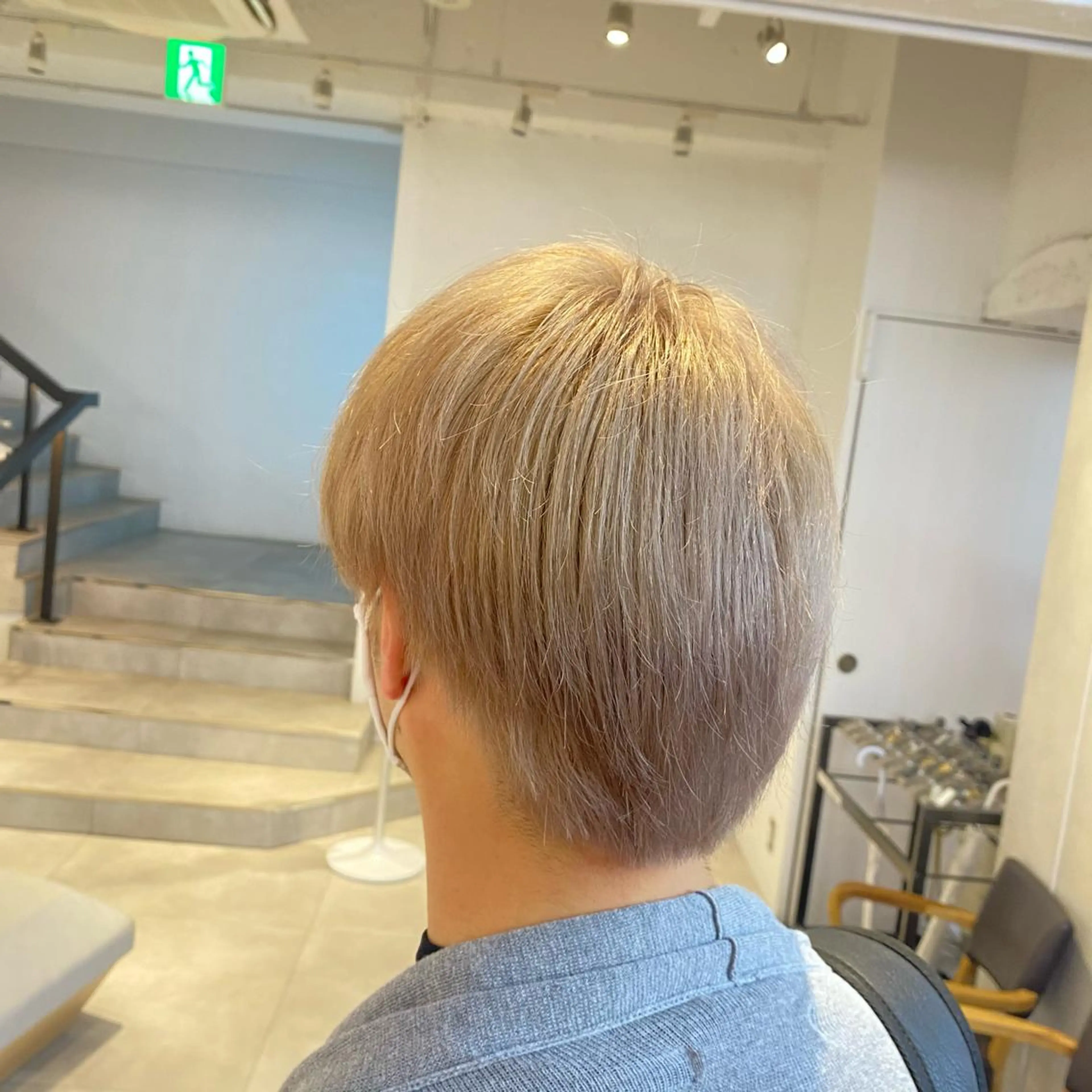 カラー 酸性ストレート・ メンズ  三原 楊子のヘアスタイル