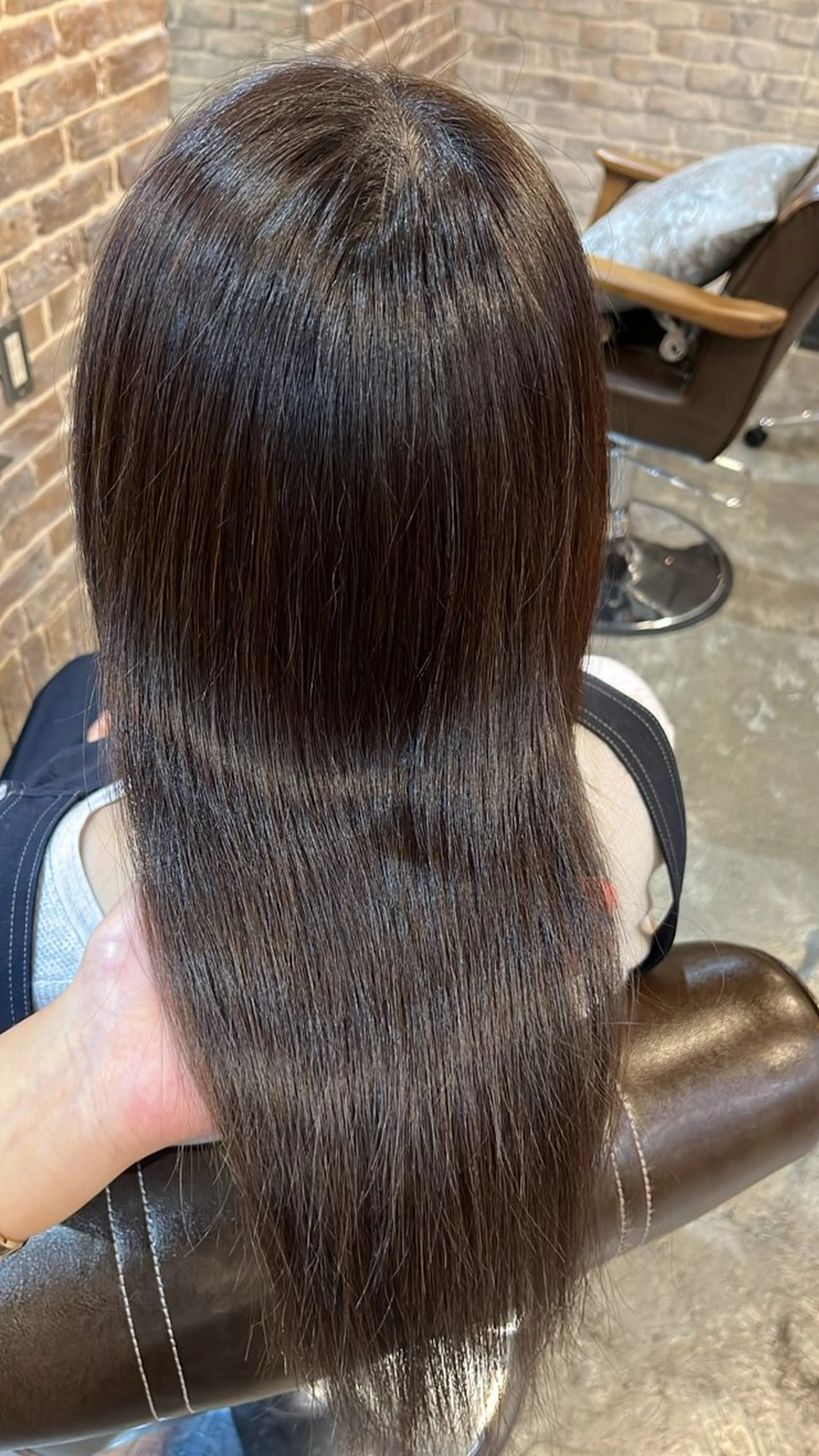 ミディアム アッシュ メンズパーマ/透明感 カラー/徳田真緒のヘアスタイル