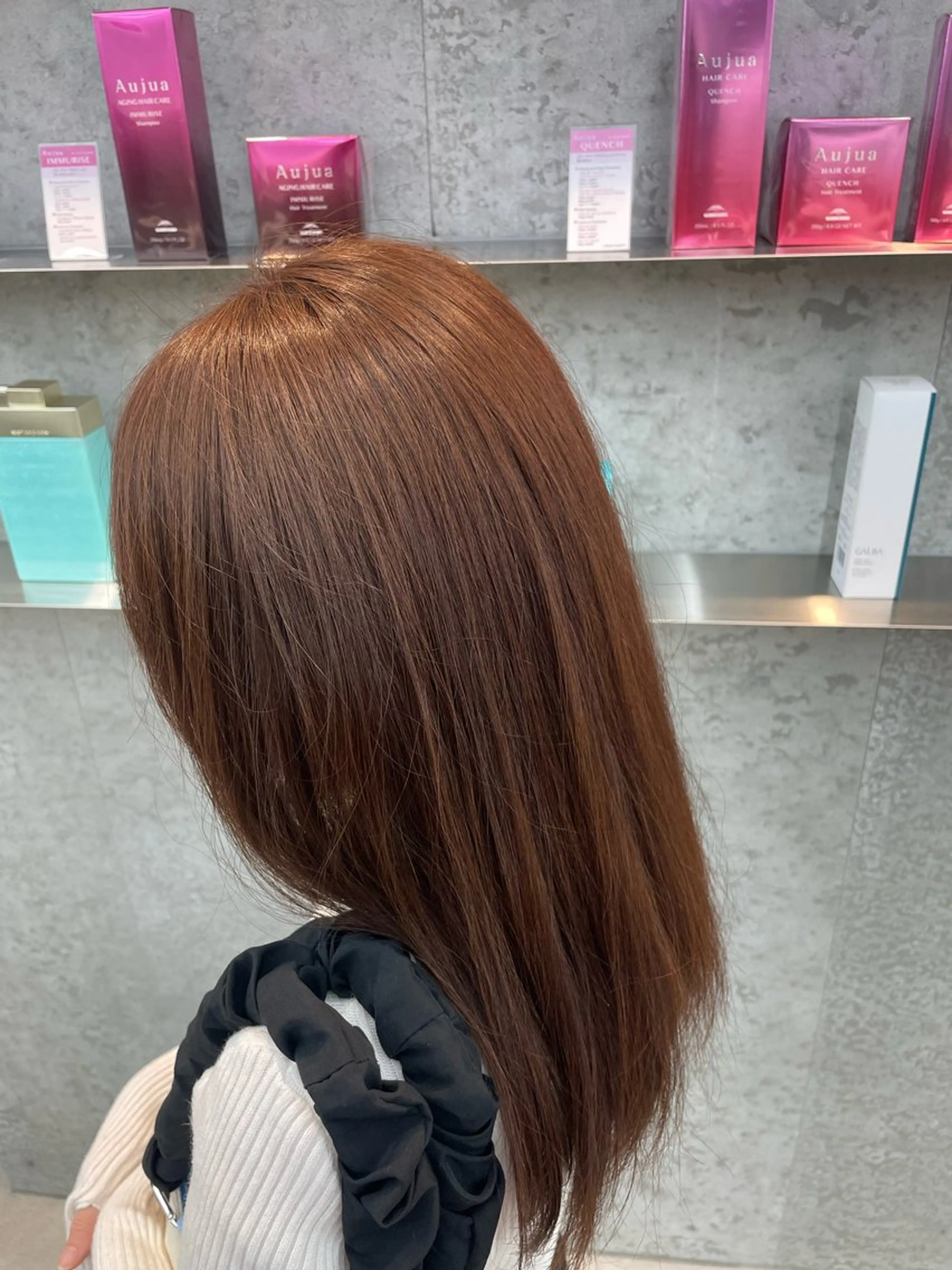 セミロング カラー メンズ/シャドウ/ 波巻き/kyogoのヘアスタイル