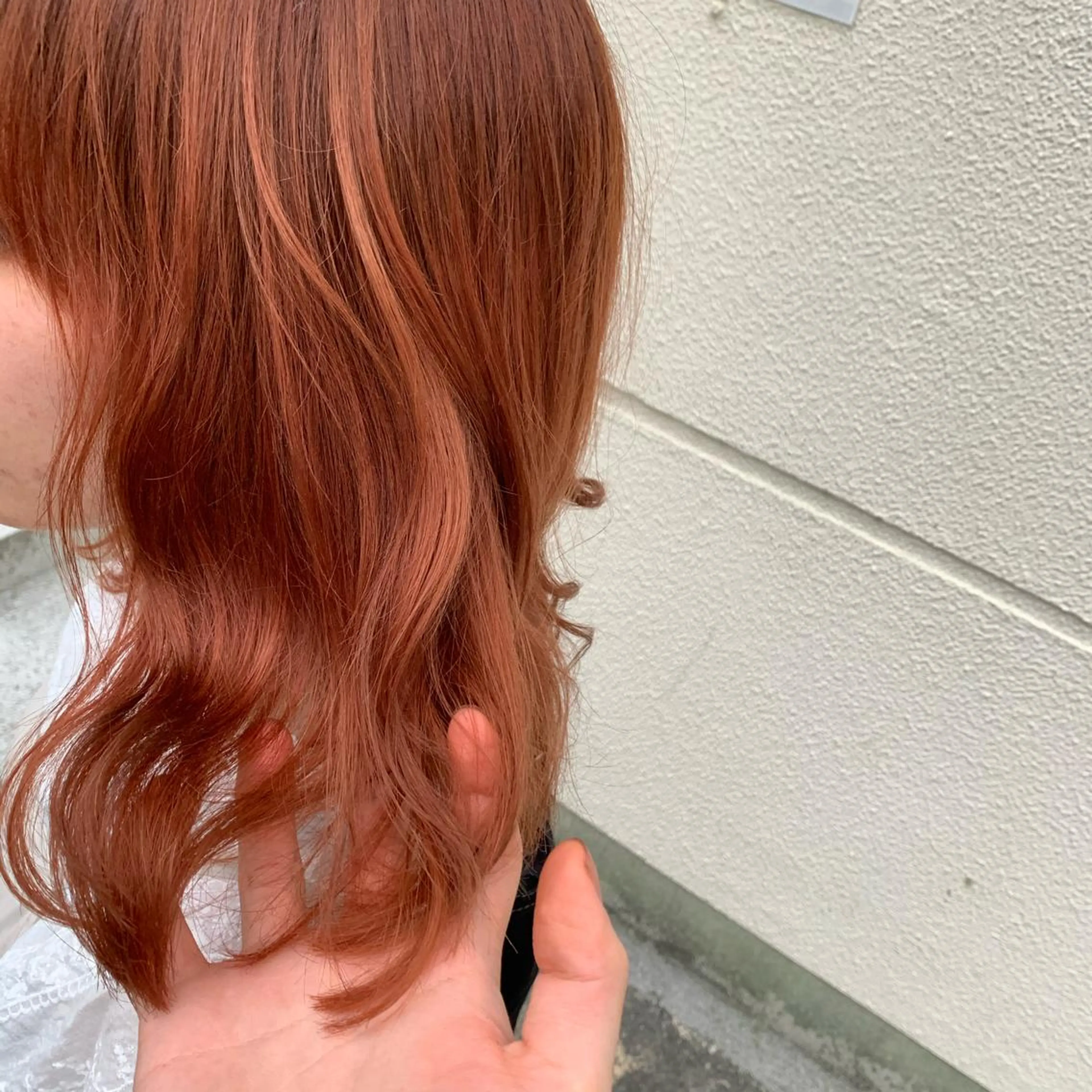 ミディアム 縮毛矯正×韓国ヘア ×髪質改善×レイヤーのヘアスタイル