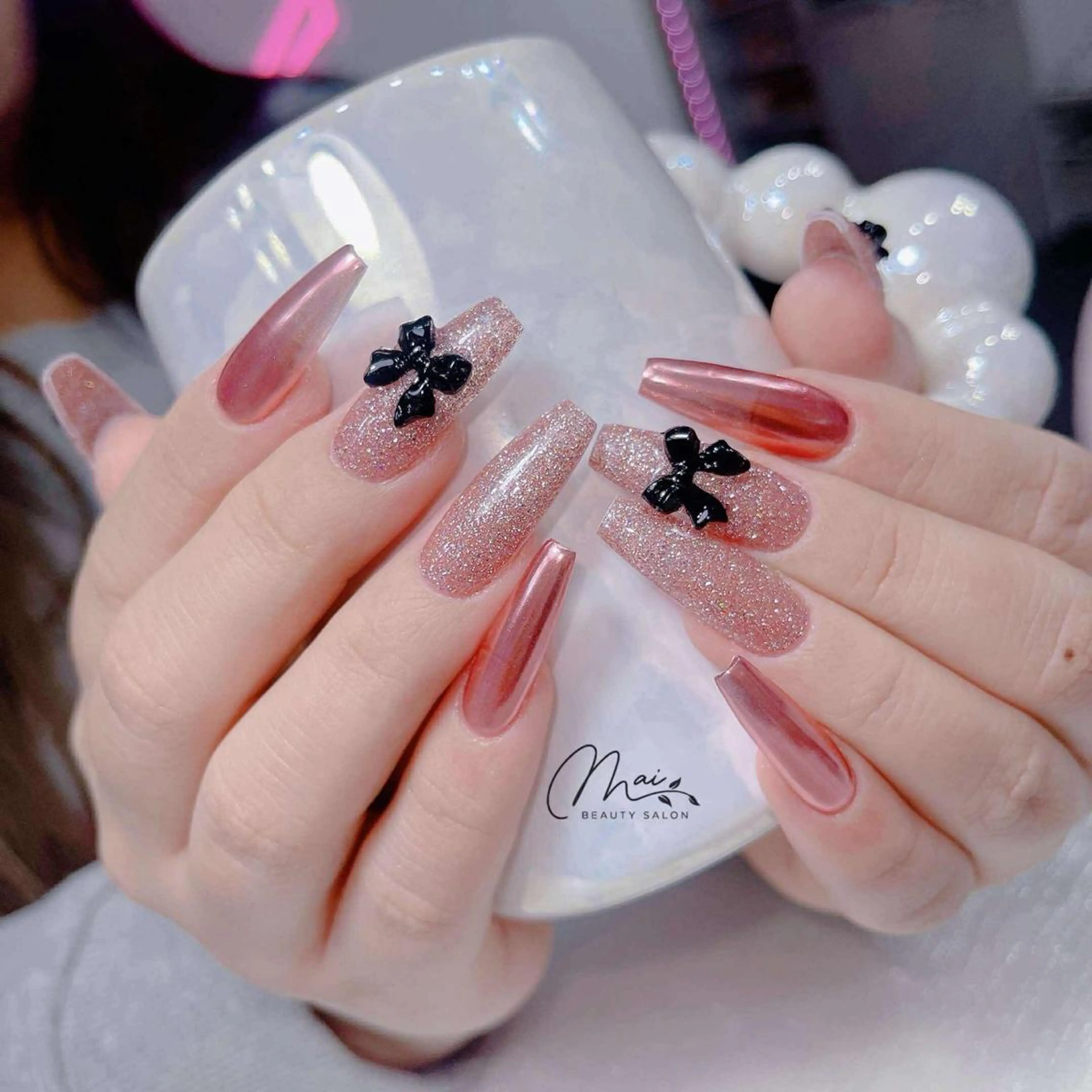 ネイル ジェルネイル パラジェル ワンホンネイル MaiBeauty マイ マイのネイルデザイン