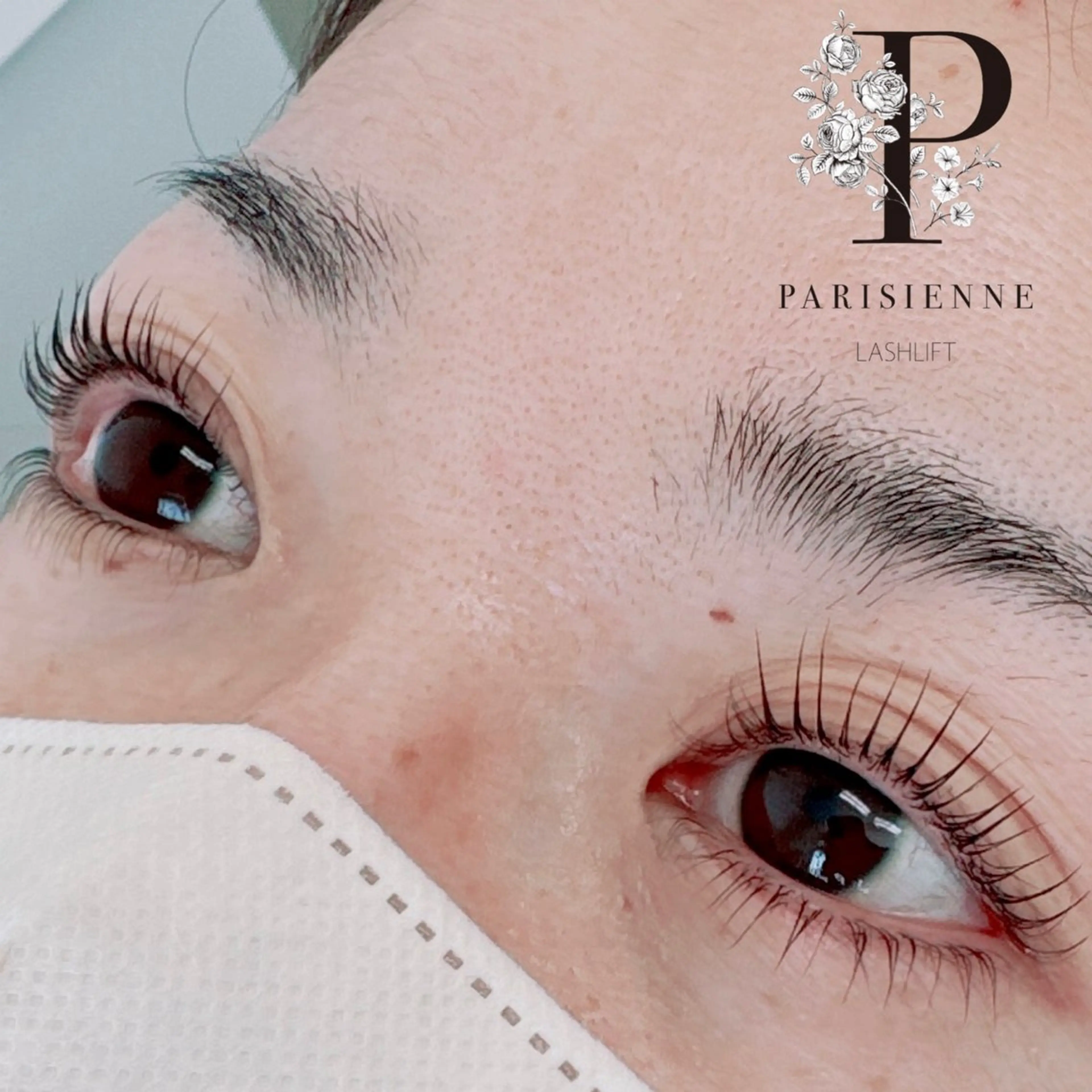 マツエク・マツパ パリジェンヌラッシュリフト 一重×まつ毛パーマ マツパ エクシアホワイト高崎 小林のマツエク・マツパデザイン