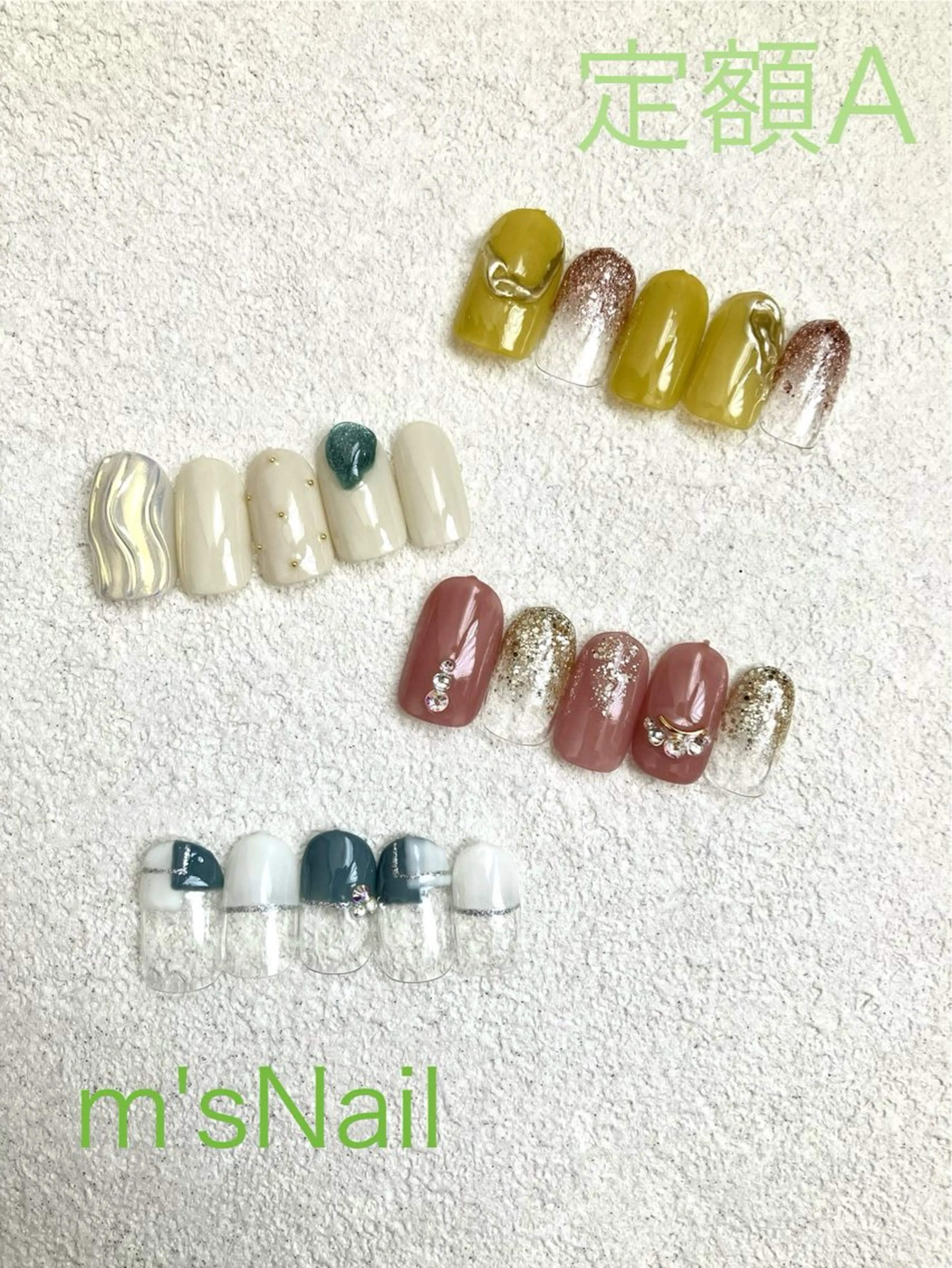 ネイル ジェルネイル パラジェル ハンドネイル m'sNail 福岡西区 ネイルのネイルデザイン