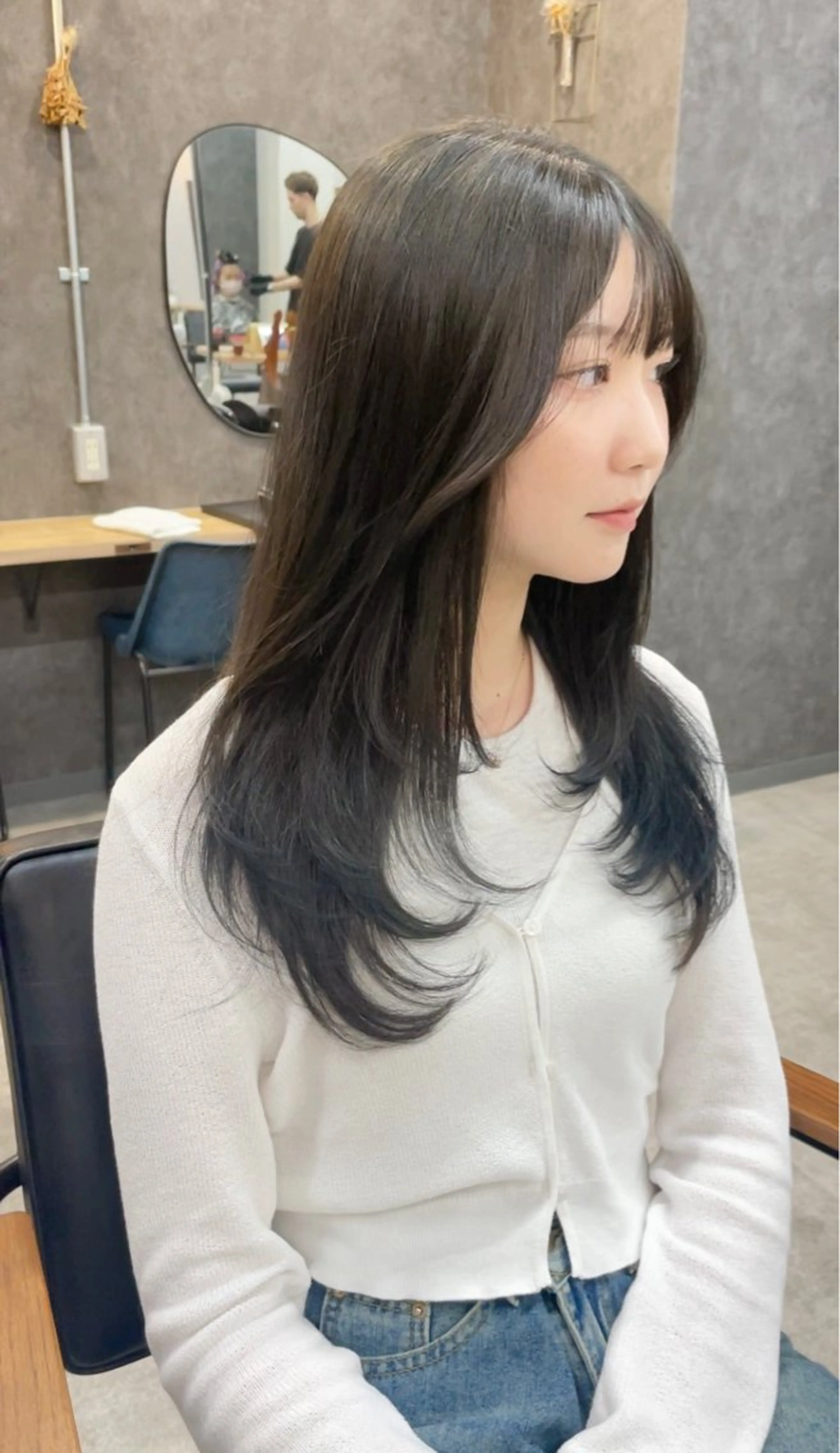 ロング カラー いなみね はるきのヘアスタイル