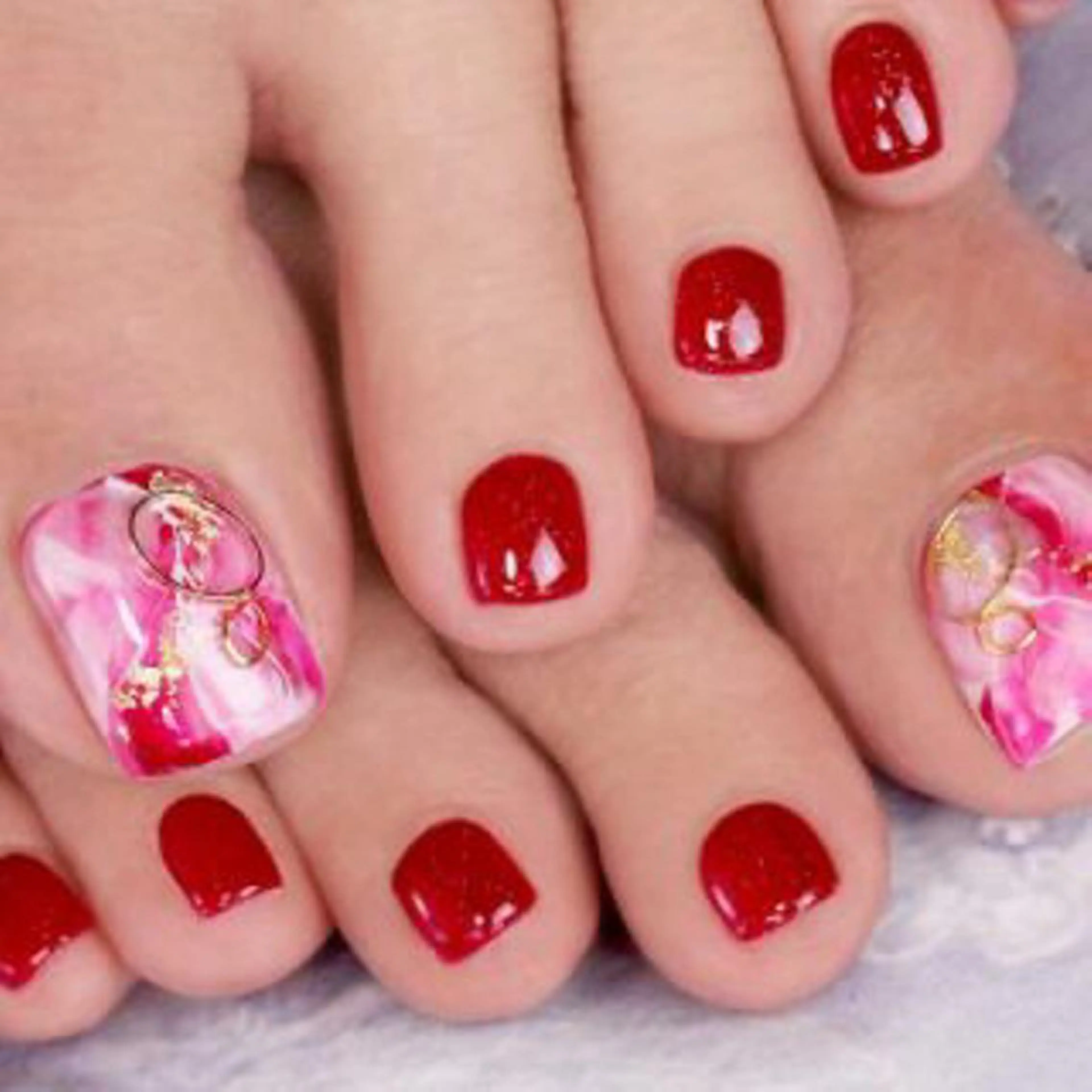 ネイル フットネイル Nakao Hitomiのネイルデザイン