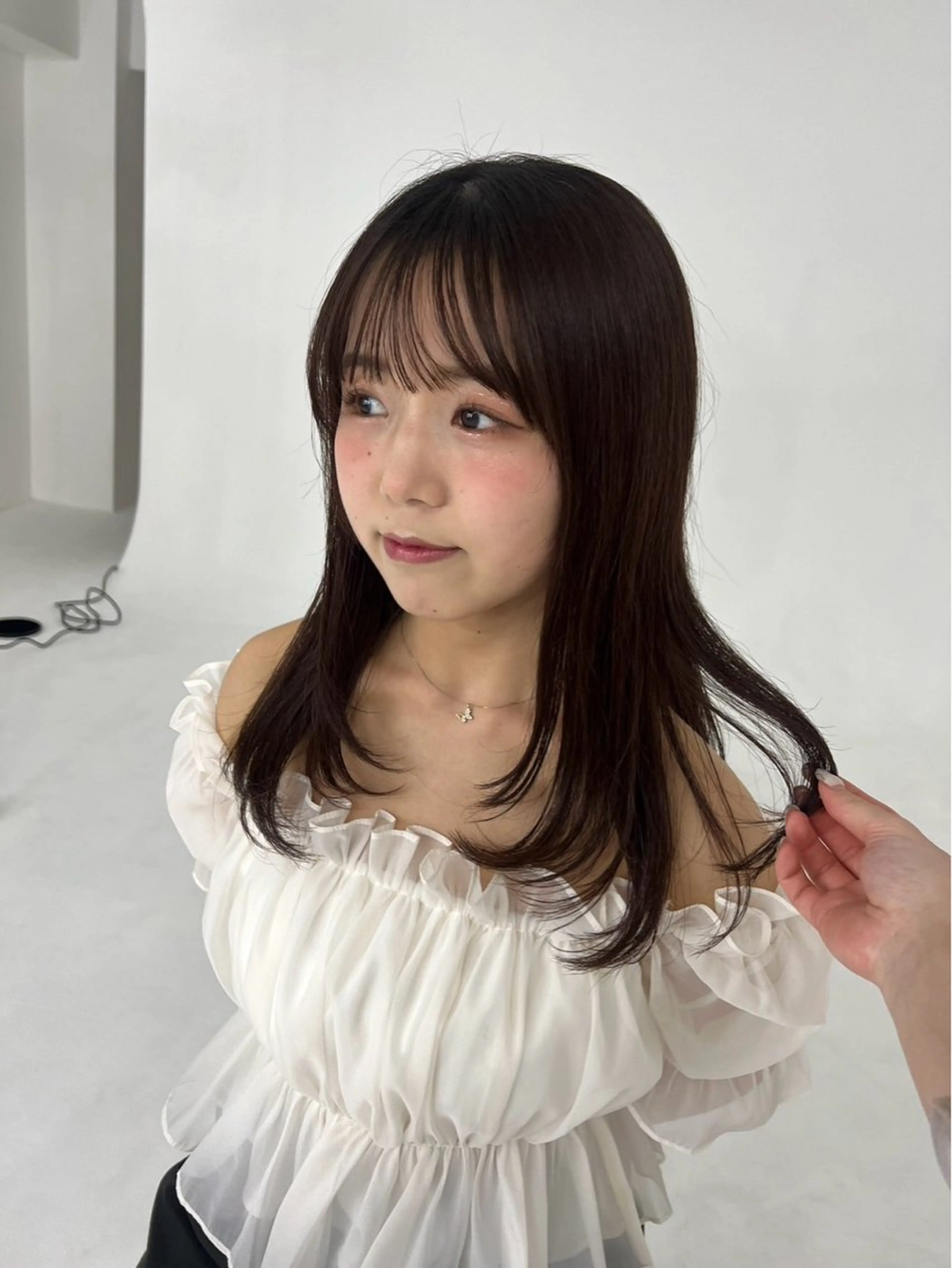 セミロング カット 🌷横浜/レディース /縮毛/ さくら🌷のヘアスタイル