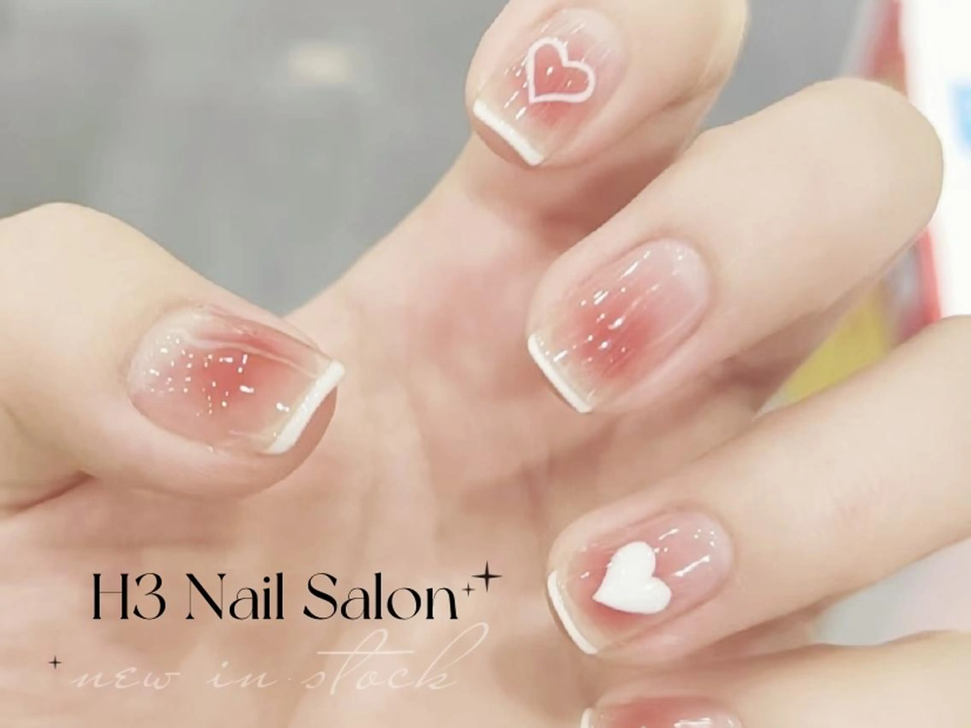 ショート ハンドネイル H3 ネイル サロンのネイルデザイン