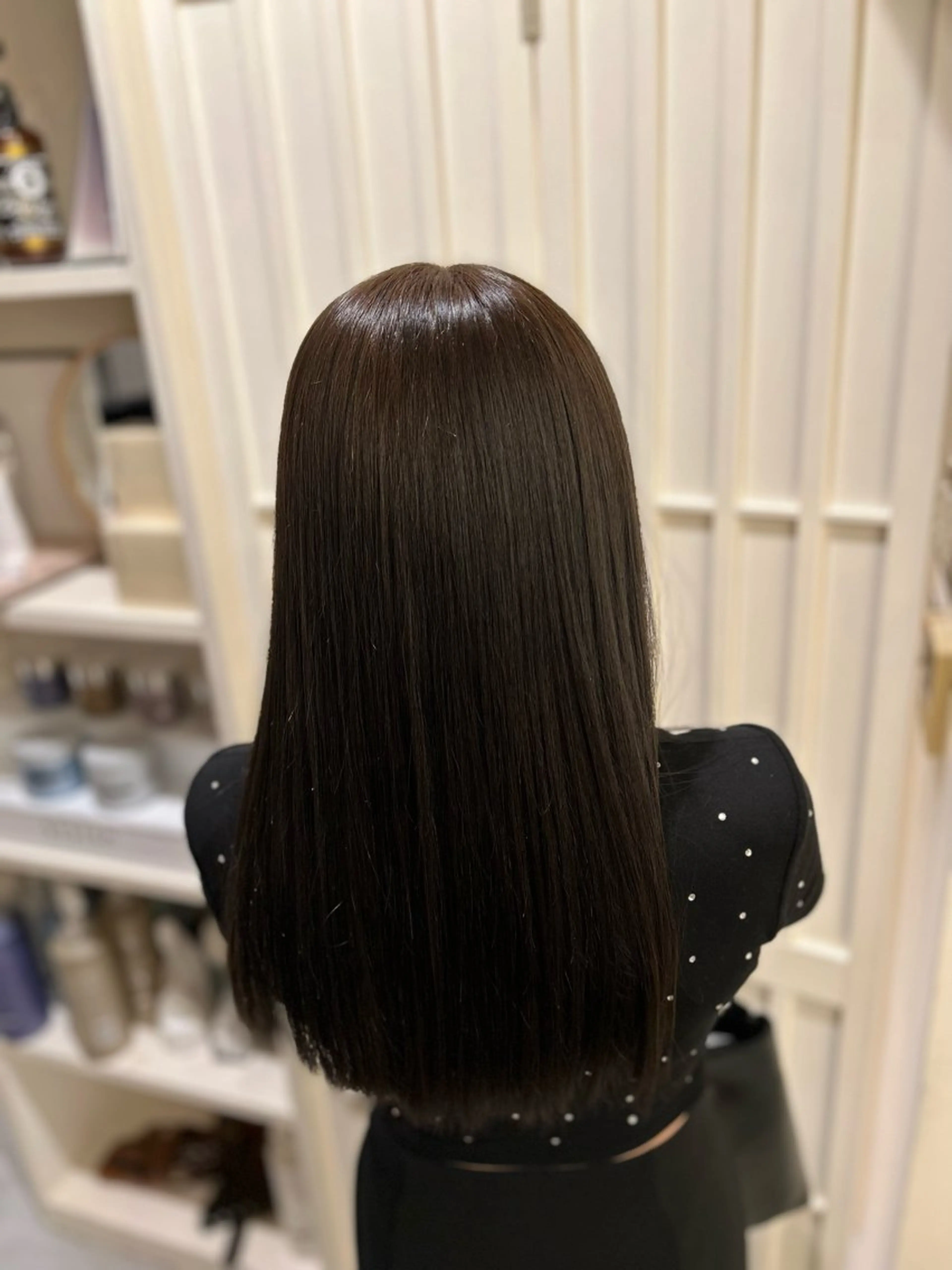 ロング ヘアカラー トリートメント レイヤー/グレージュ 赤み消し/コウスケのヘアスタイル