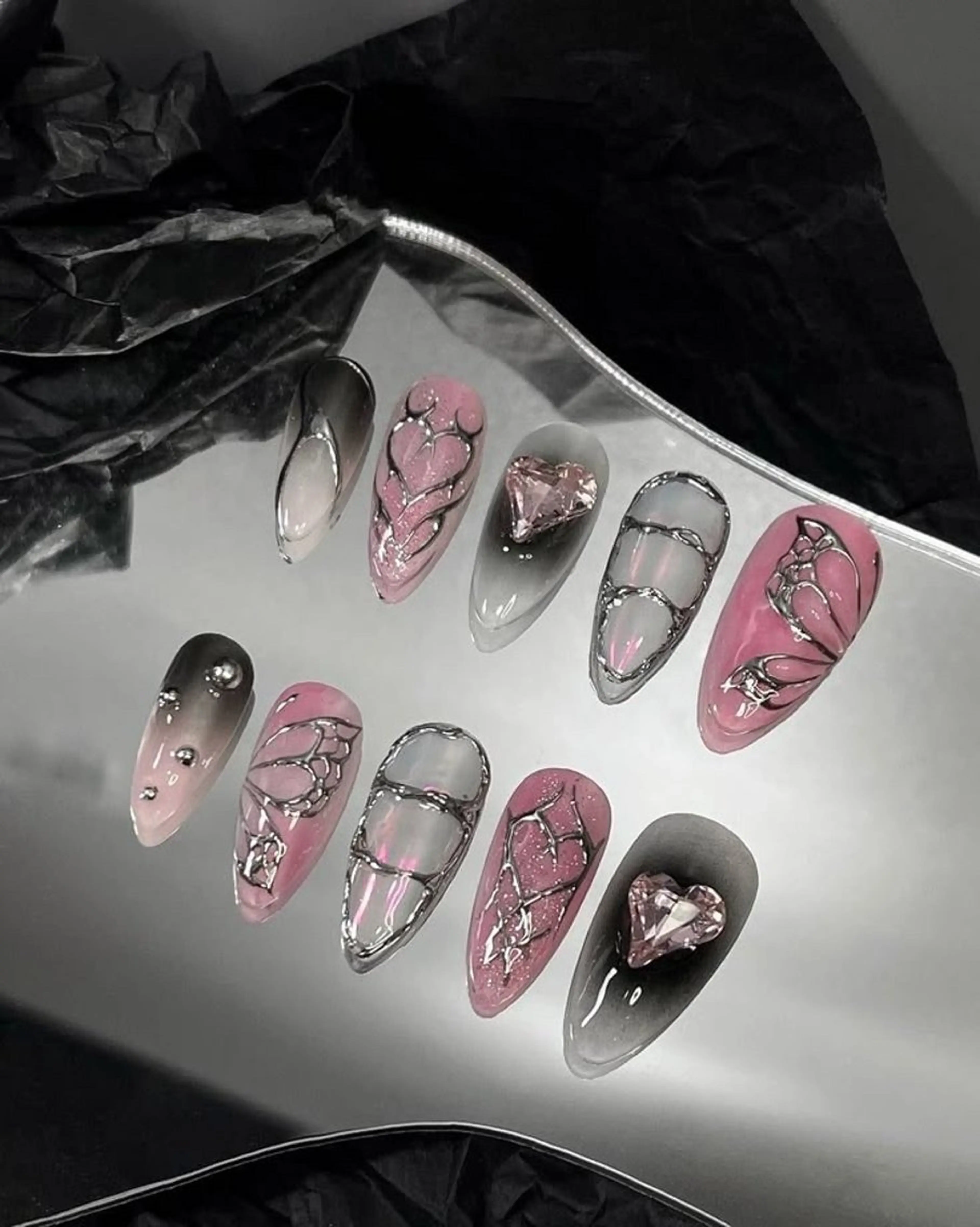 ネイル ハンドネイル ROSE ANA CHUO 本川越のネイルデザイン