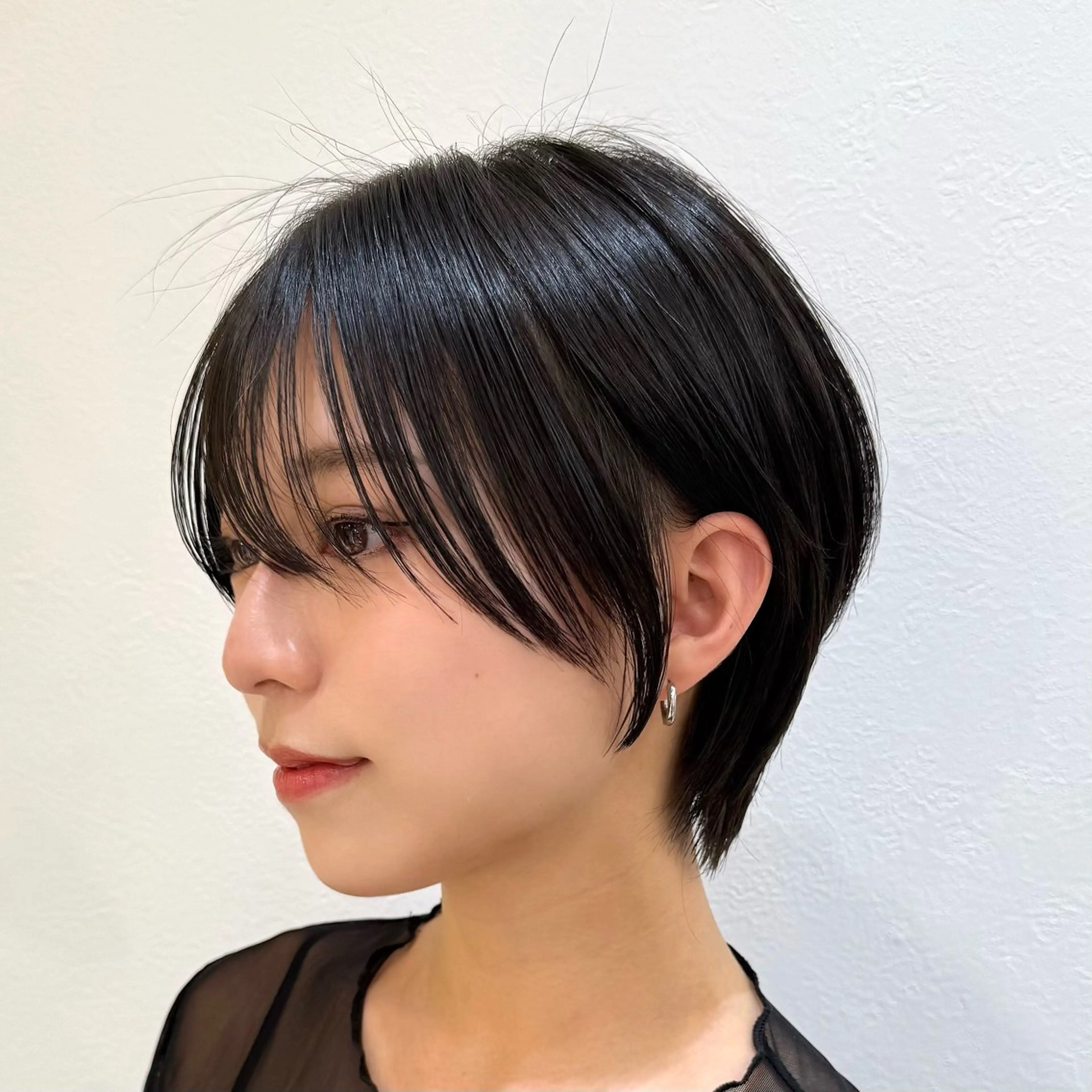 ショート カット ヘアカラー トリートメント 新宿/髪質改善/ボブ 韓国レイヤー大重聖斗のヘアスタイル