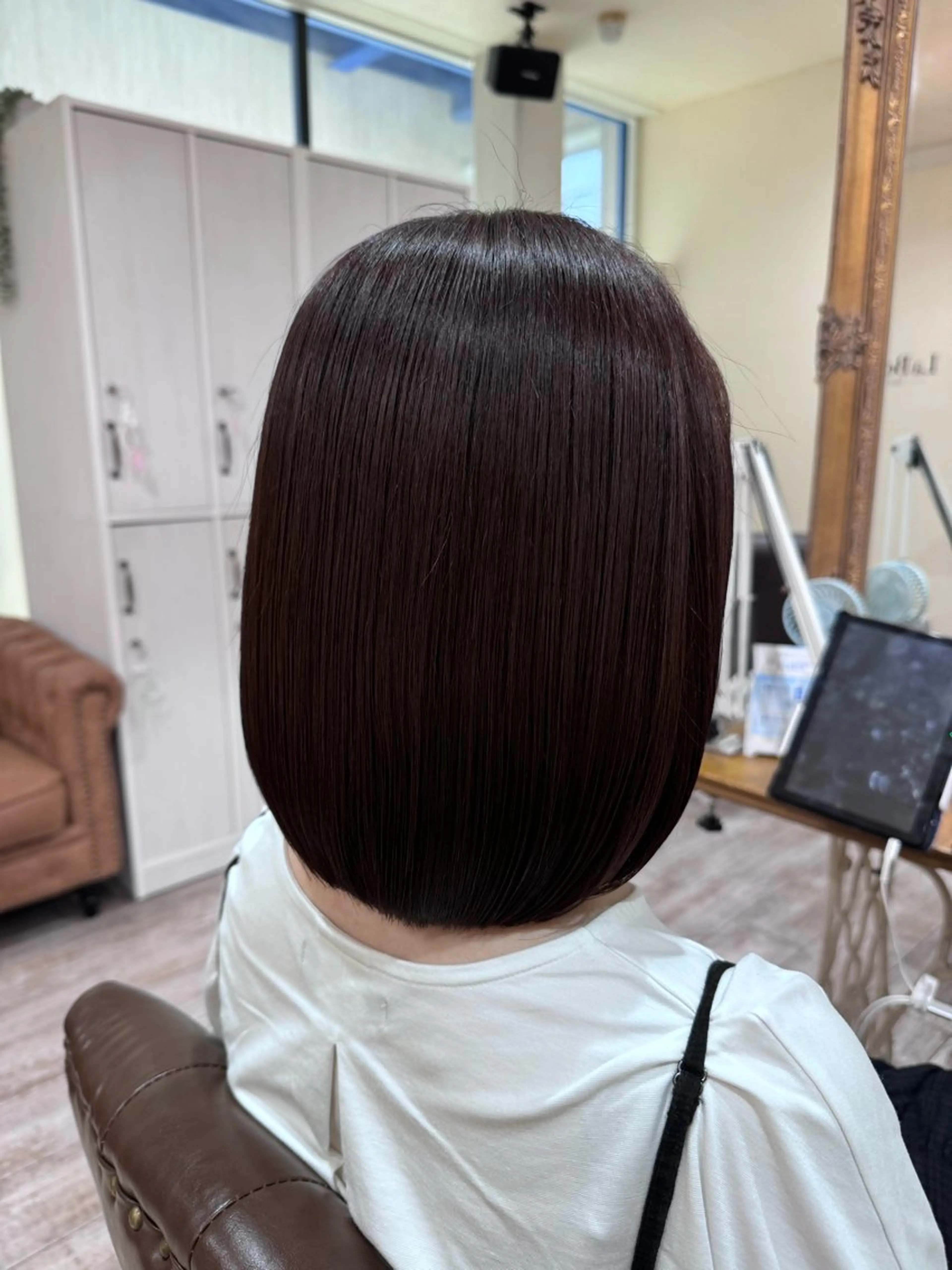 ミディアム カラー ヘアアレンジ アディクシーカラー イルミナカラー 髪質改善 レイヤーカット カット ヘアカラー トリートメント 新越谷noble店長 松本拓也▶◀*.のヘアスタイル