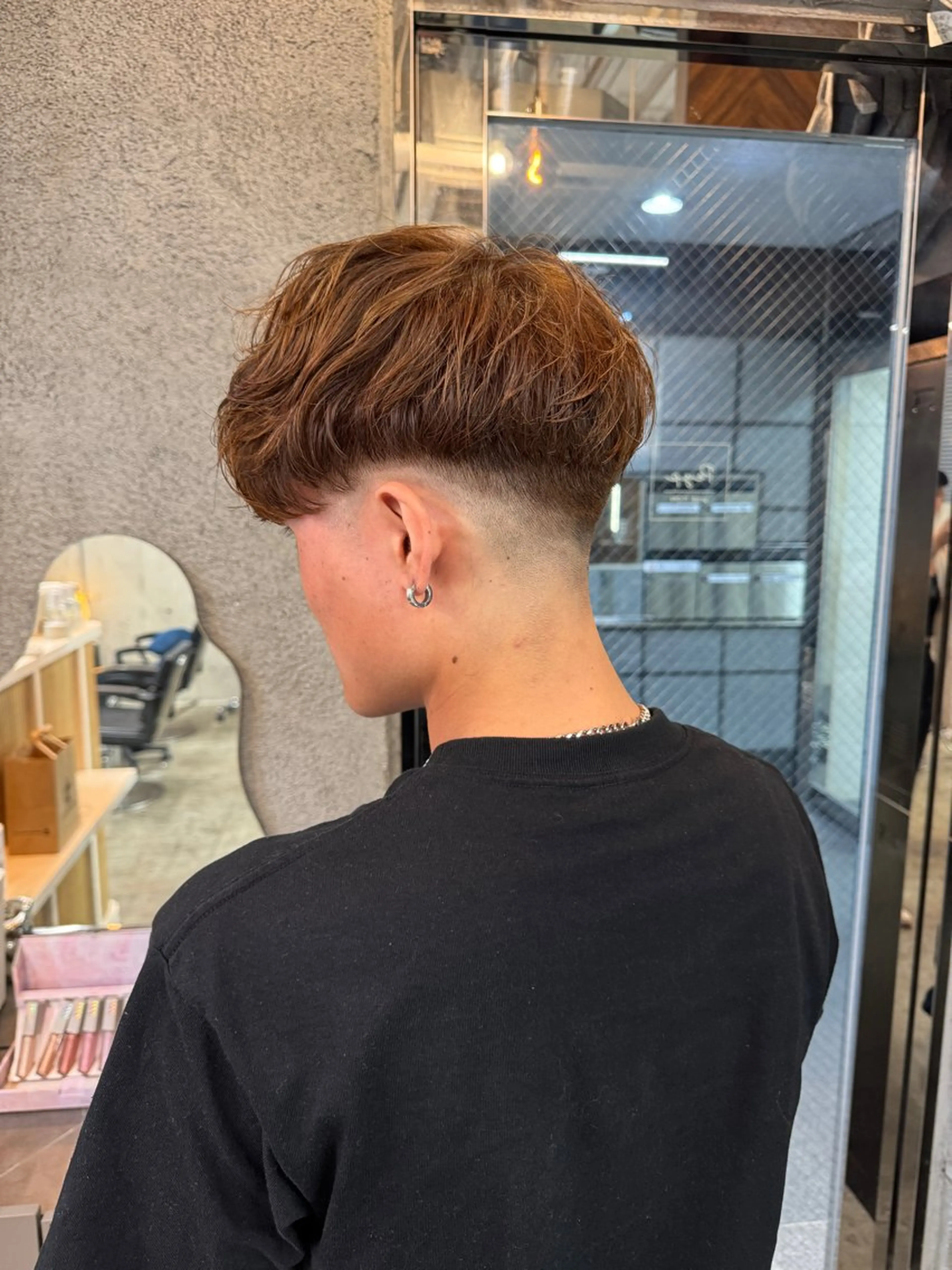 パーマ メンズ フェードカット Peyp  prod ICON 博多【ペイププロドアイコン】所属・Peyp博多 SORAモデル募集のヘアスタイル