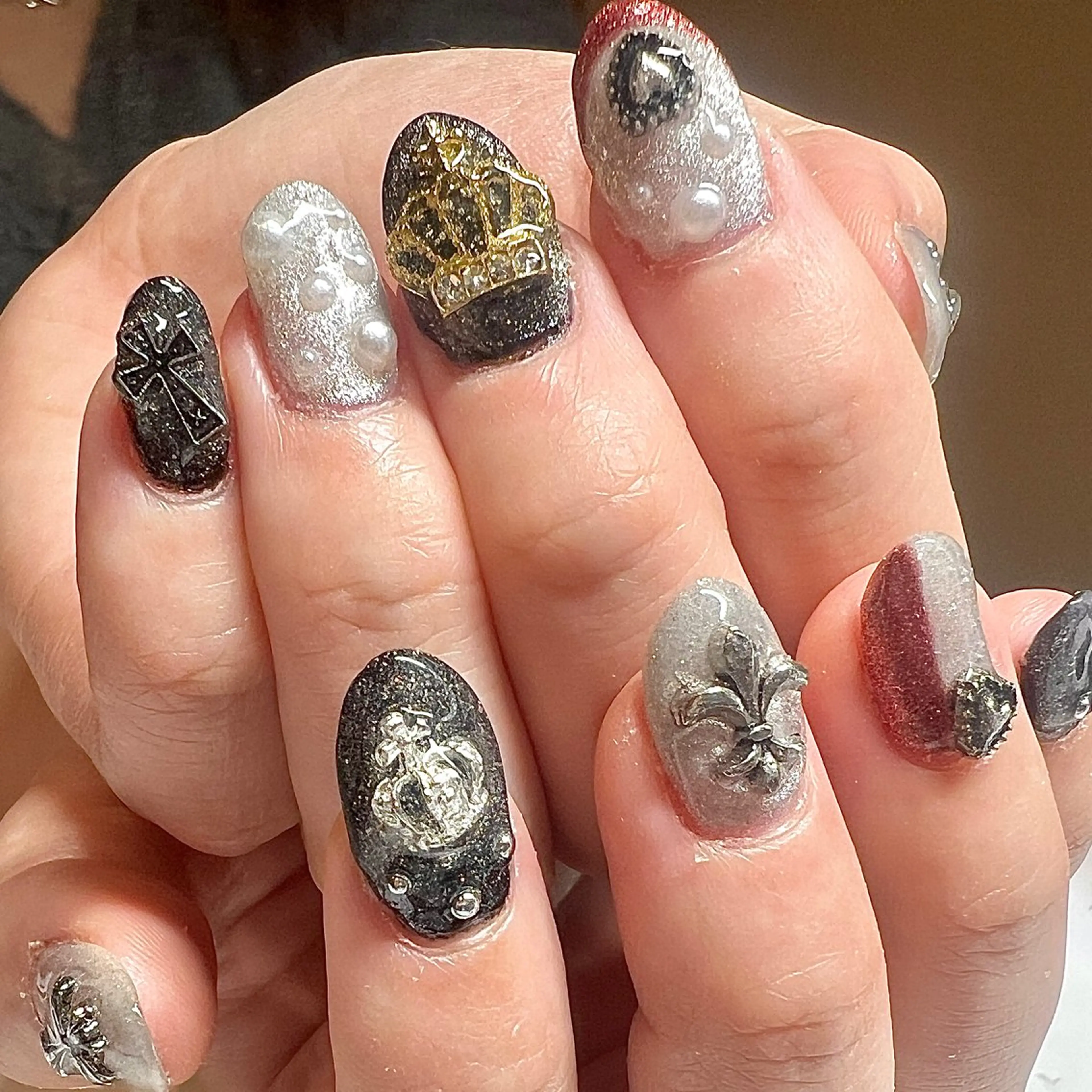 ミディアム ハンドネイル Nail Salon midnightのネイルデザイン