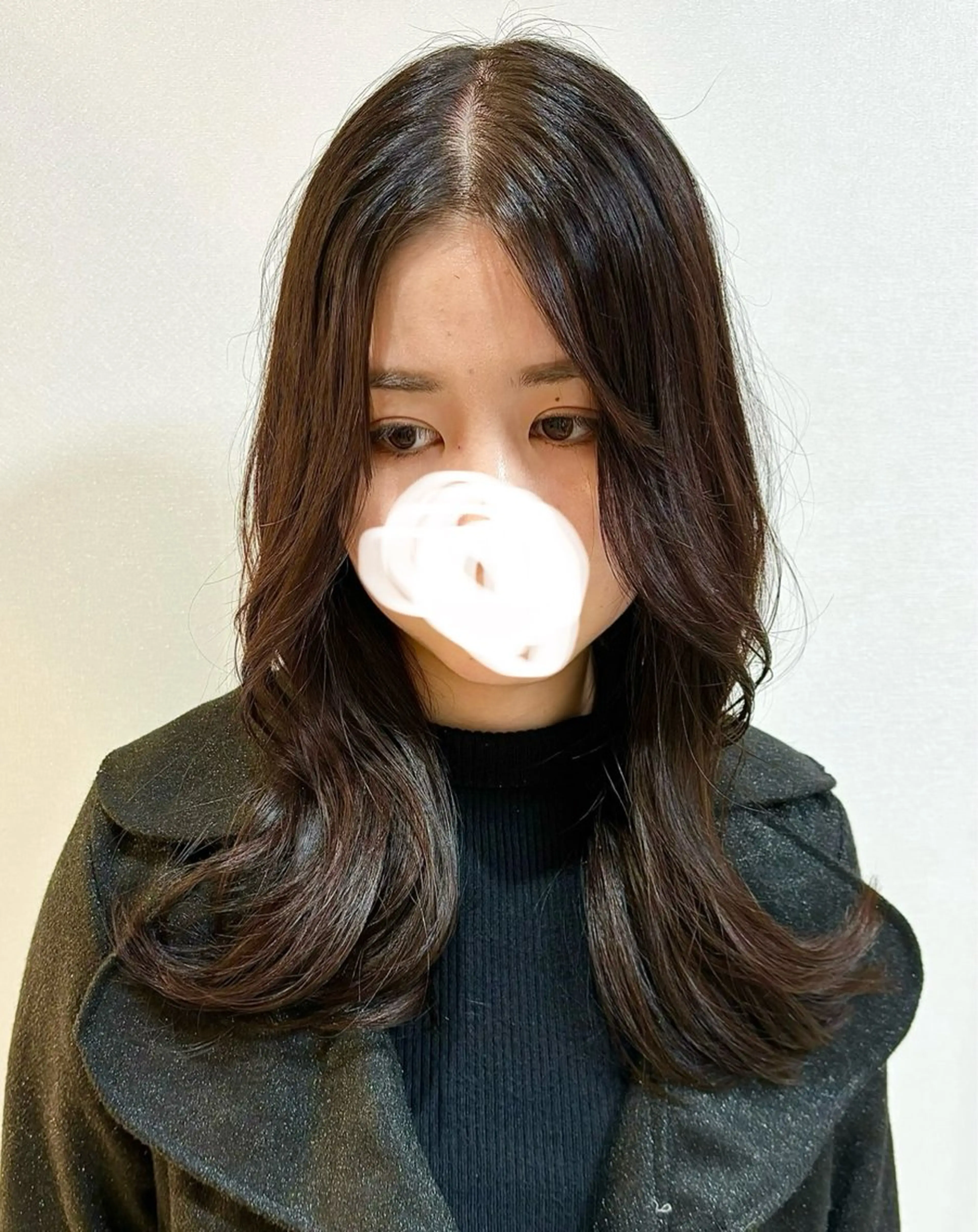 ロング くびれヘア ロング 札幌パーマ 髪質改善/後藤海音のヘアスタイル