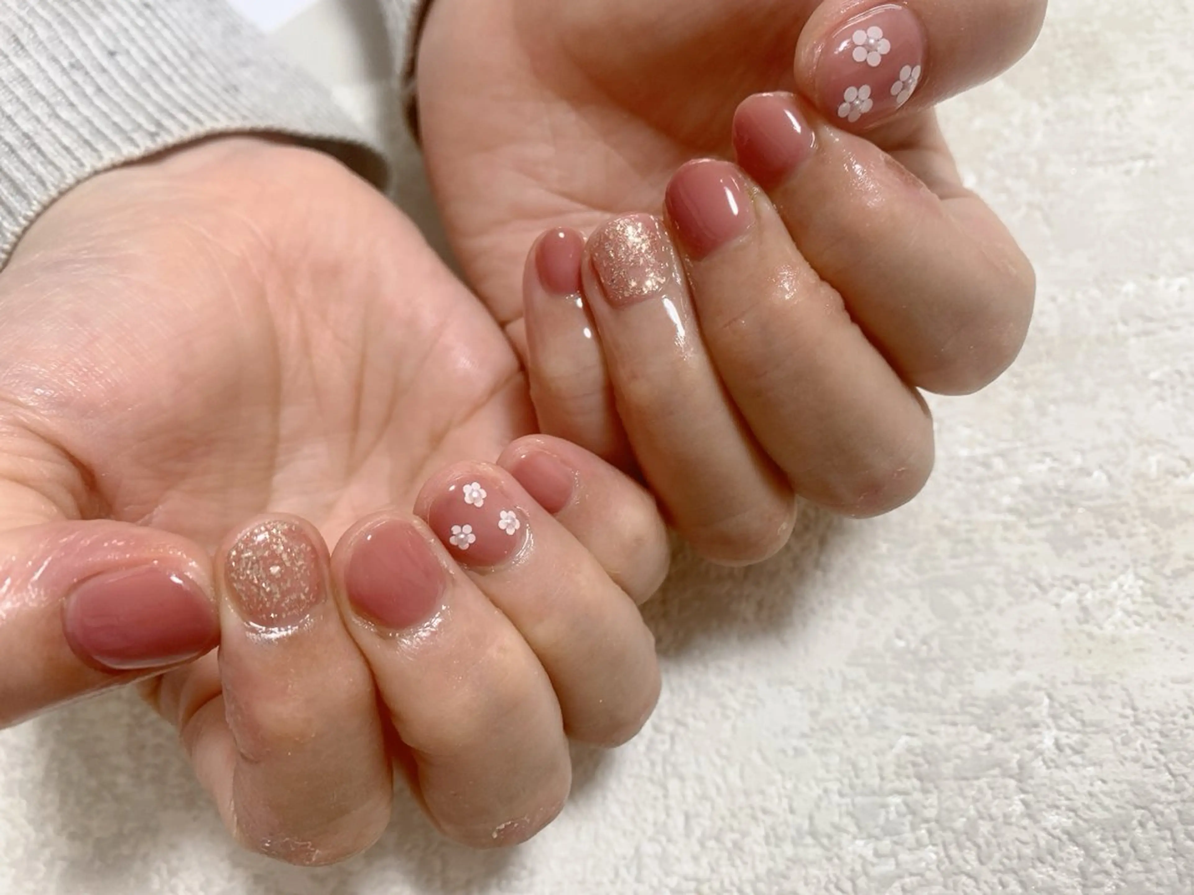 ネイル ジェルネイル キラキラネイル メンズネイル パラジェル シンプルネイル kiki nail たまプラーザのネイルデザイン
