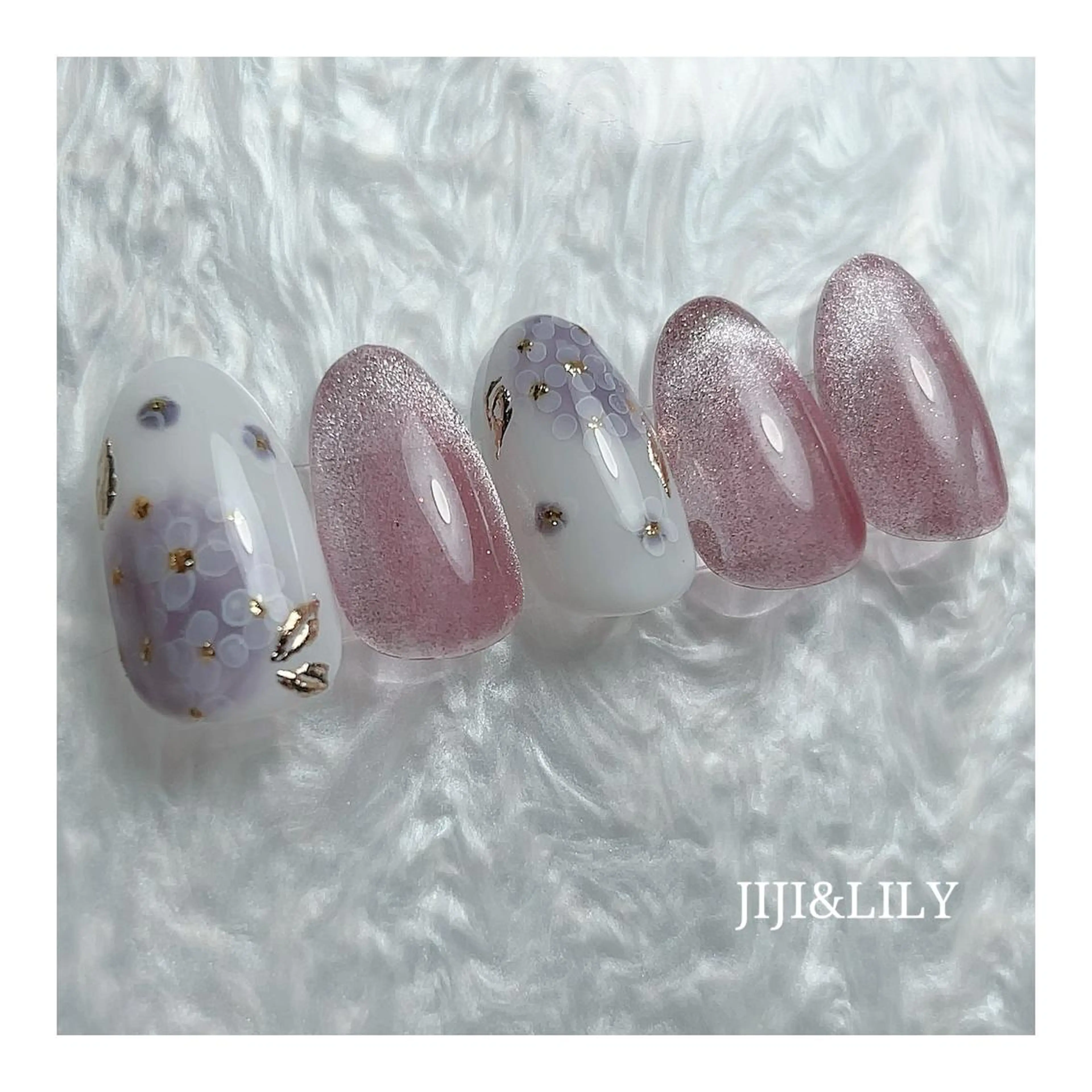 ネイル フレンチネイル ジェルネイル マグネットネイル マグネットフレンチ ハンドネイル 豊田 圭子のネイルデザイン