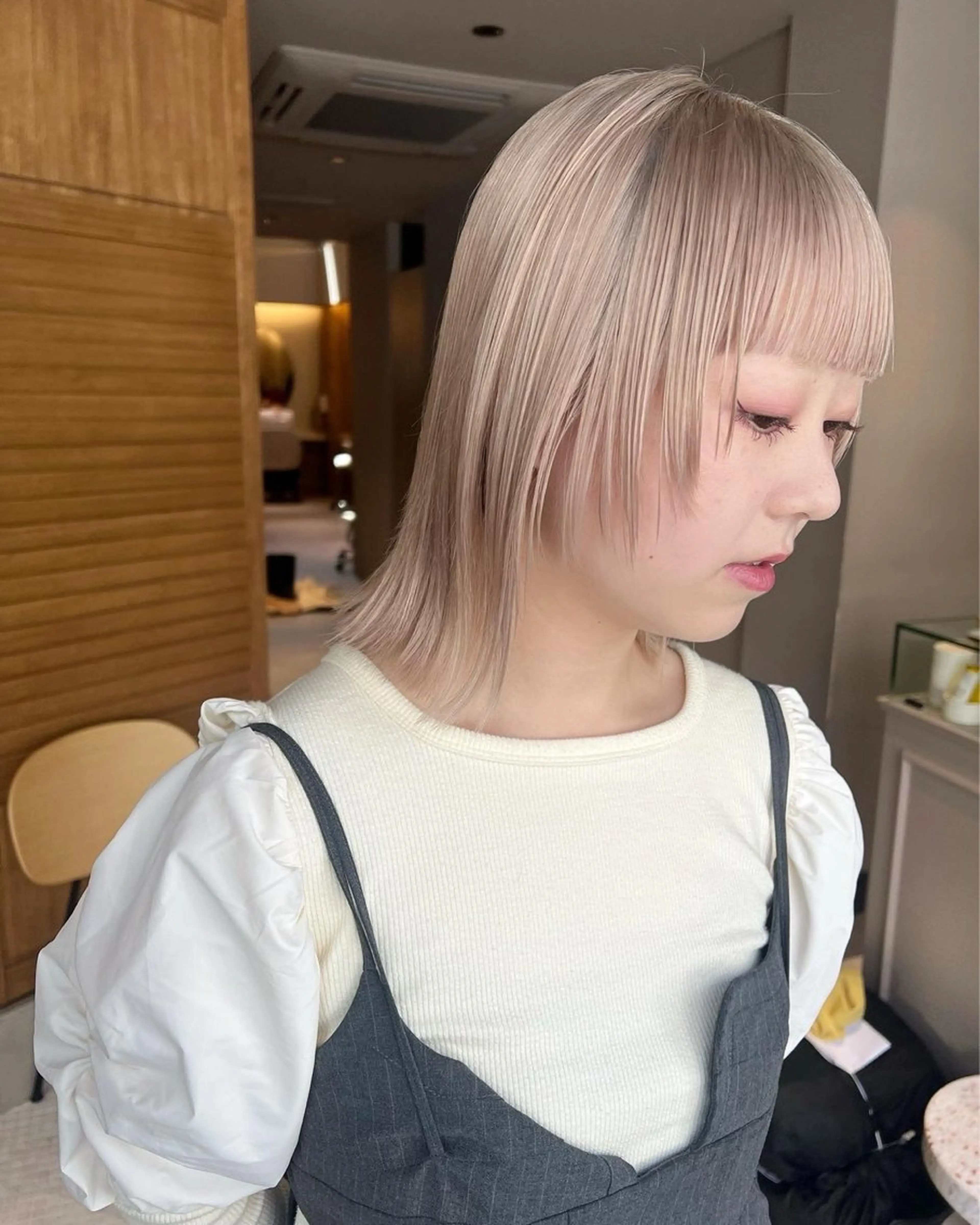 ショート カラー ヘアカラー yiye aoyama所属・表参道yiye うららのヘアスタイル