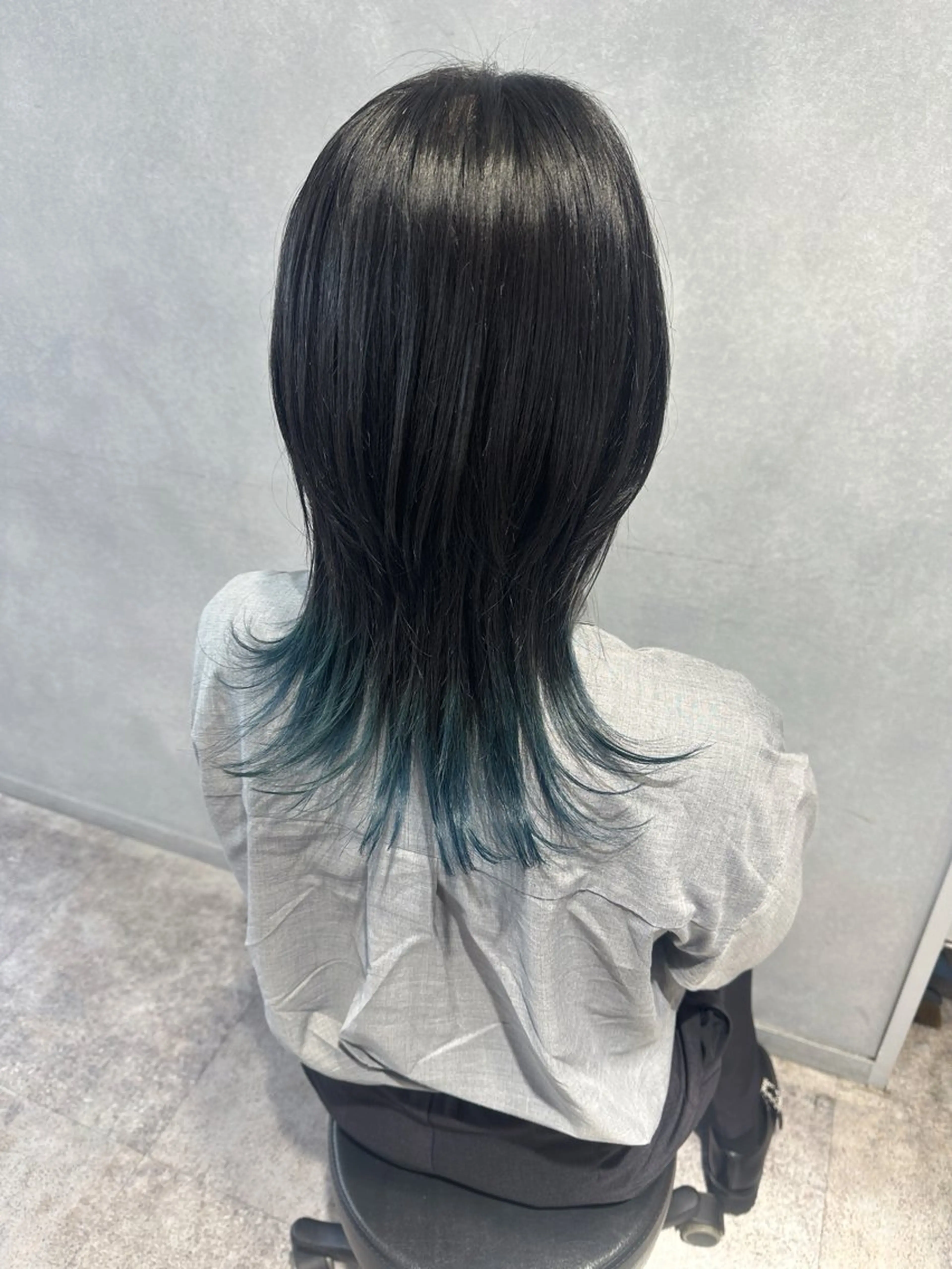 セミロング カラー ヘアカラー 唐澤 千尋のヘアスタイル