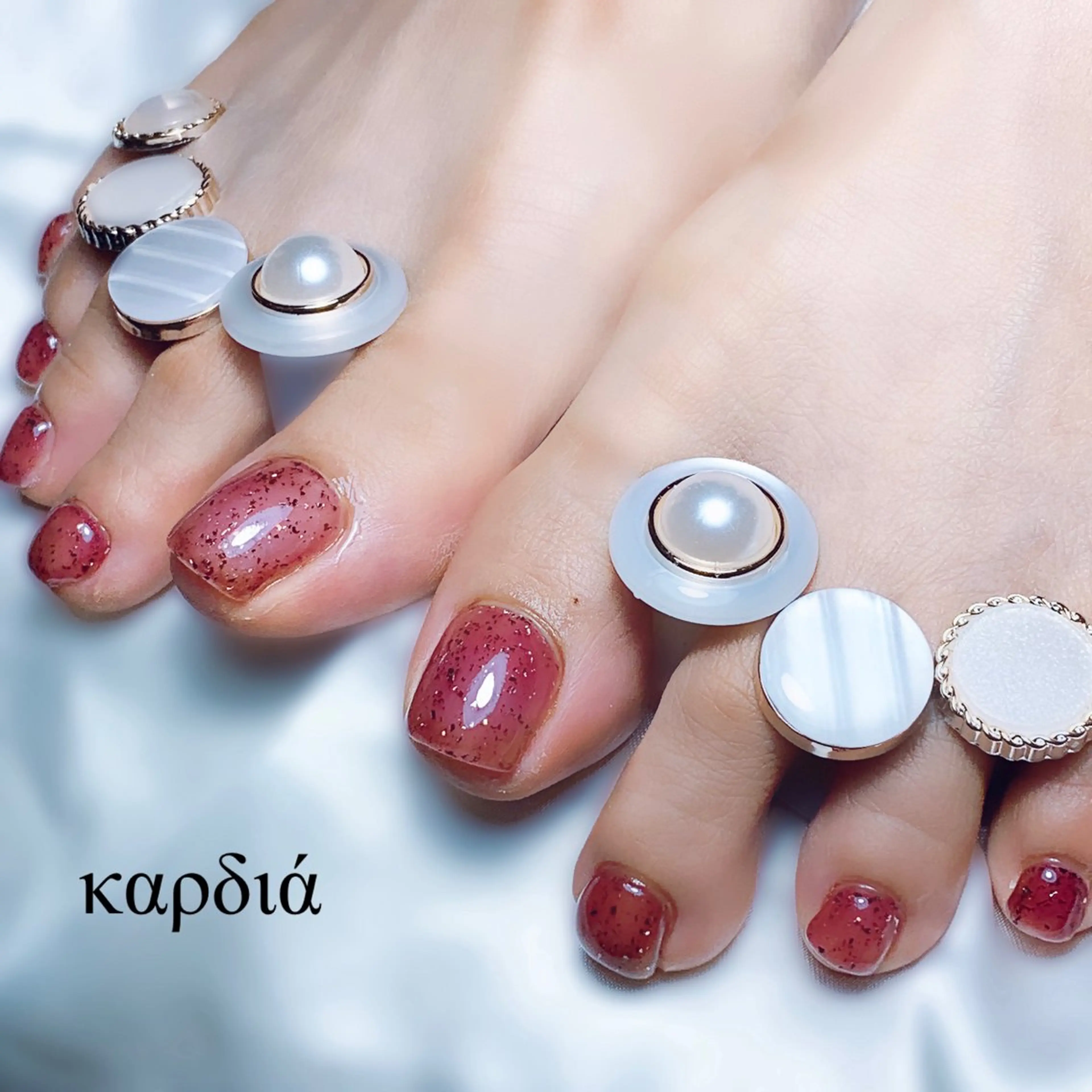 🦶FOOTワンカラー(オフあり)の写真