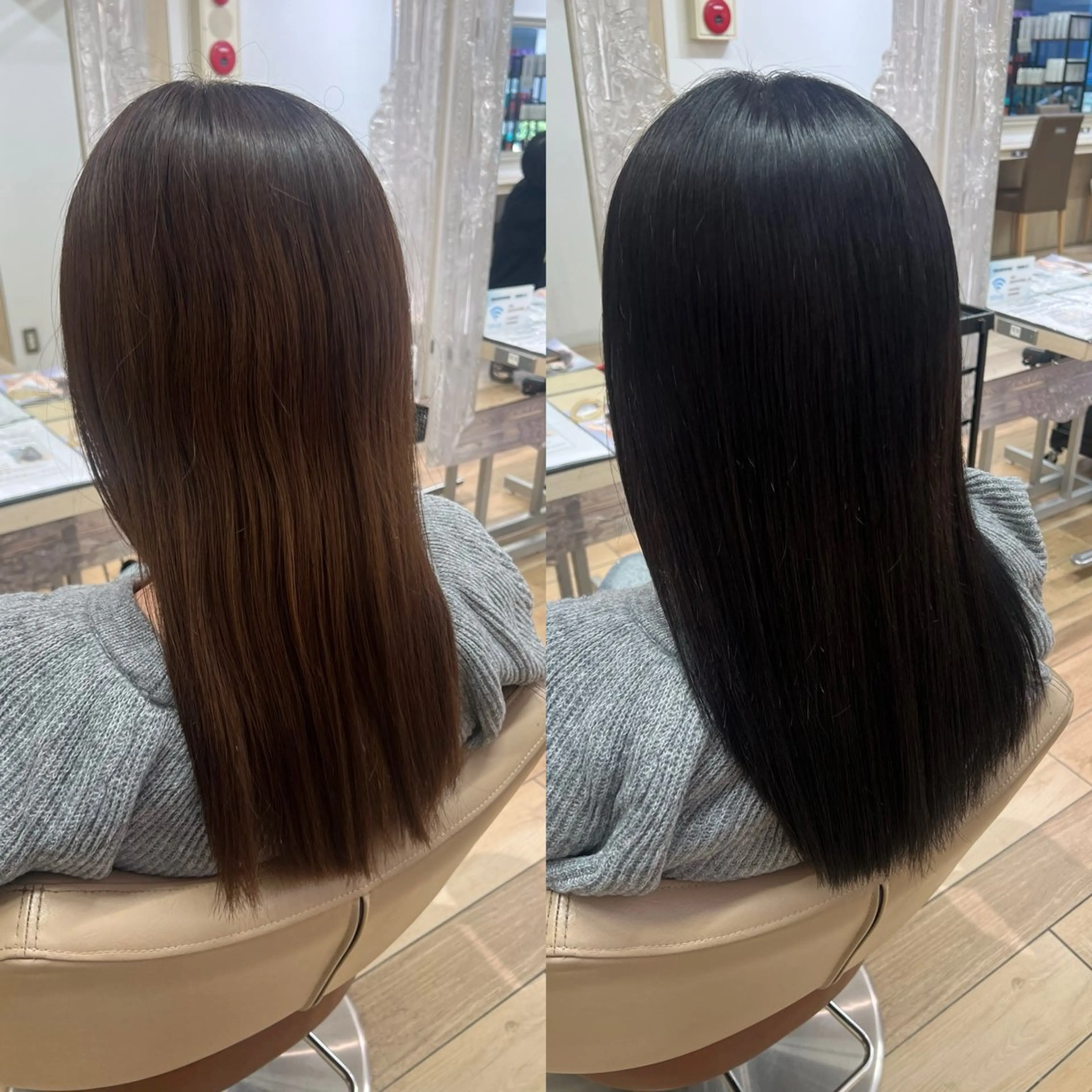 セミロング カラー ヘアカラー 高橋 香奈のヘアスタイル