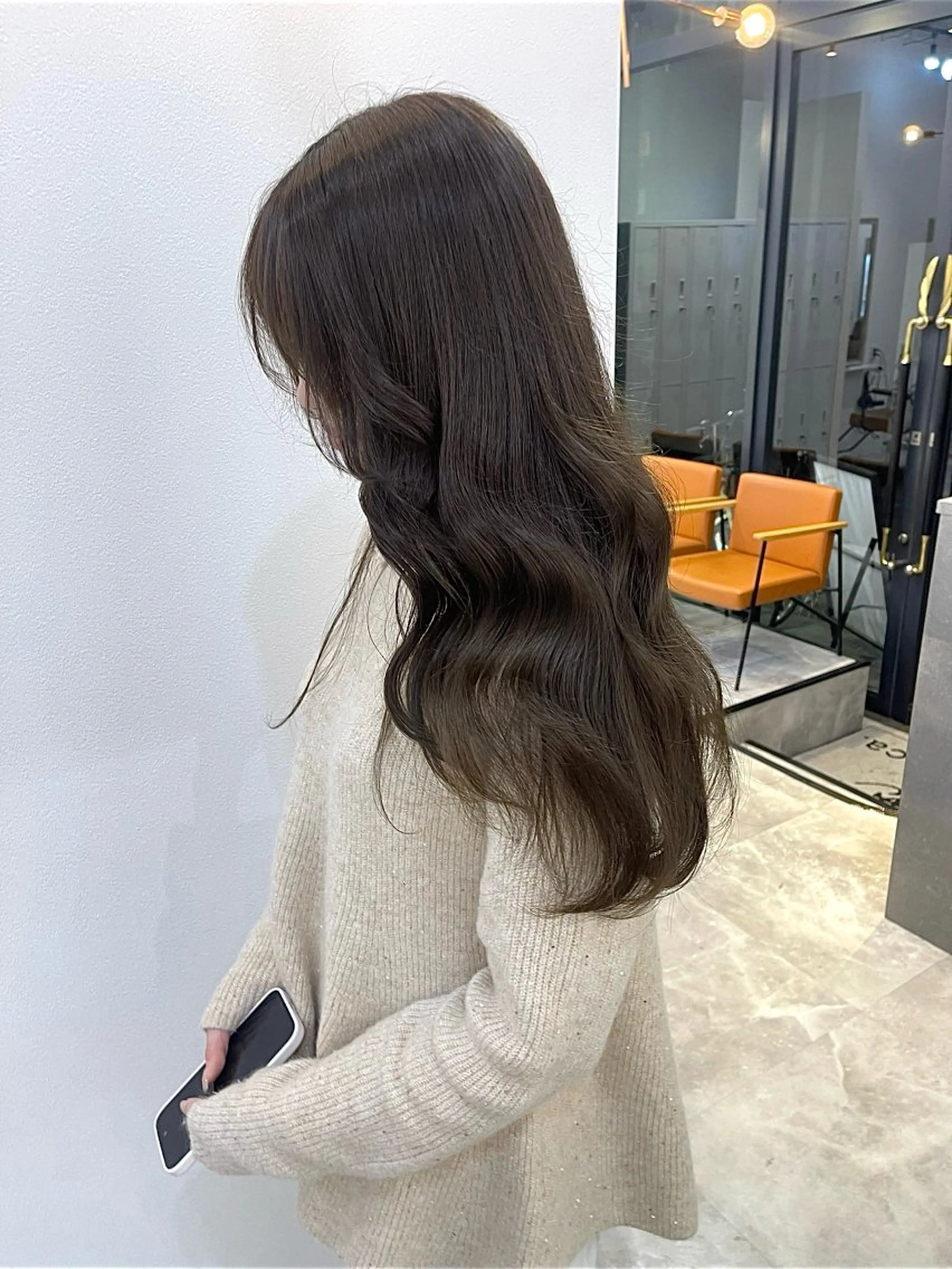 ロング カラー カット ヘアカラー トリートメント 盛れる顔まわり✨🎀 モテカラー別所好葉のヘアスタイル