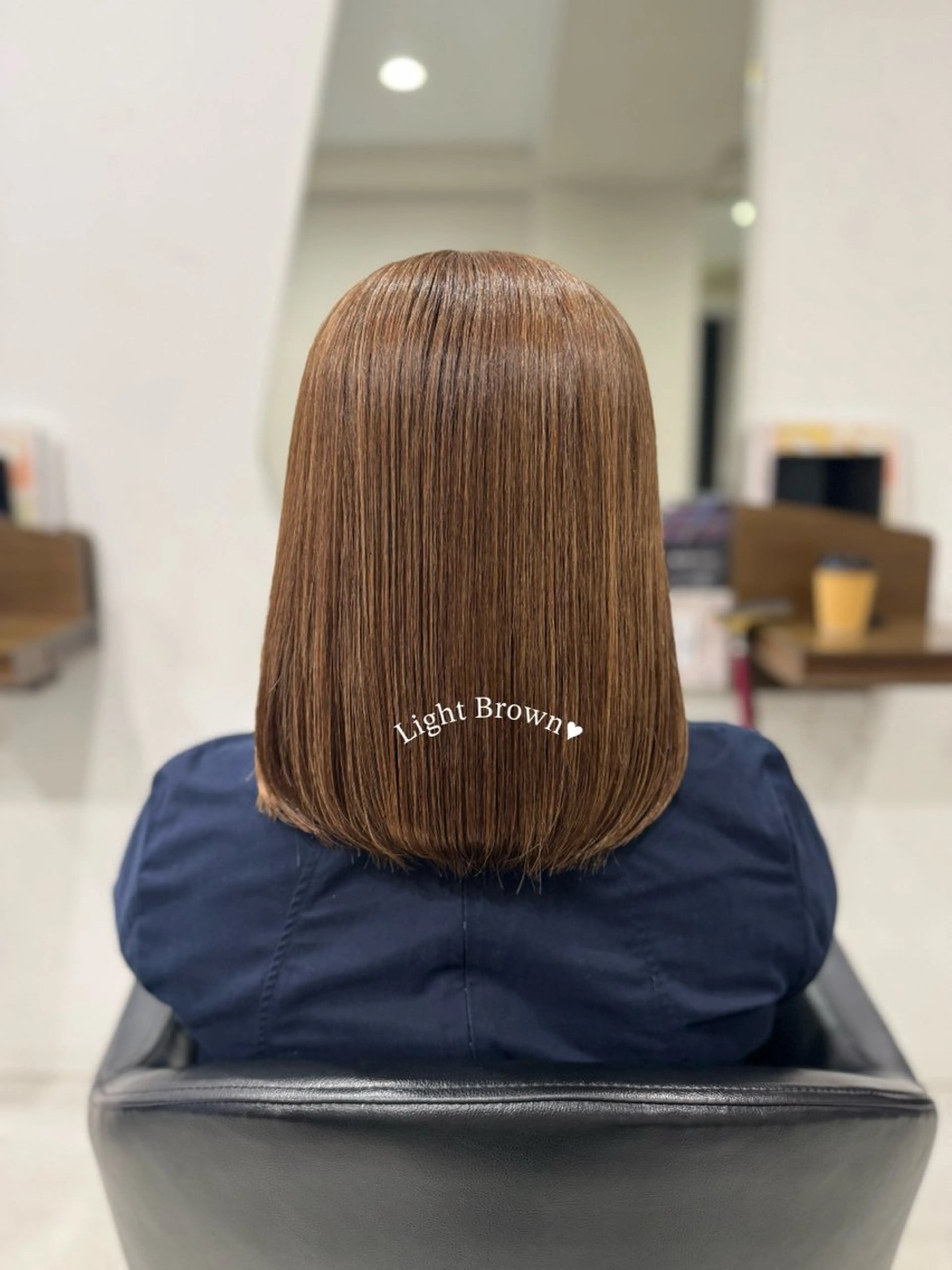 ミディアム カラー ヘアカラー トリートメント APHRODITE GINZA 日本橋人形町所属・🤍うる艶カラー🤍 たむら みなみ 東京のヘアスタイル