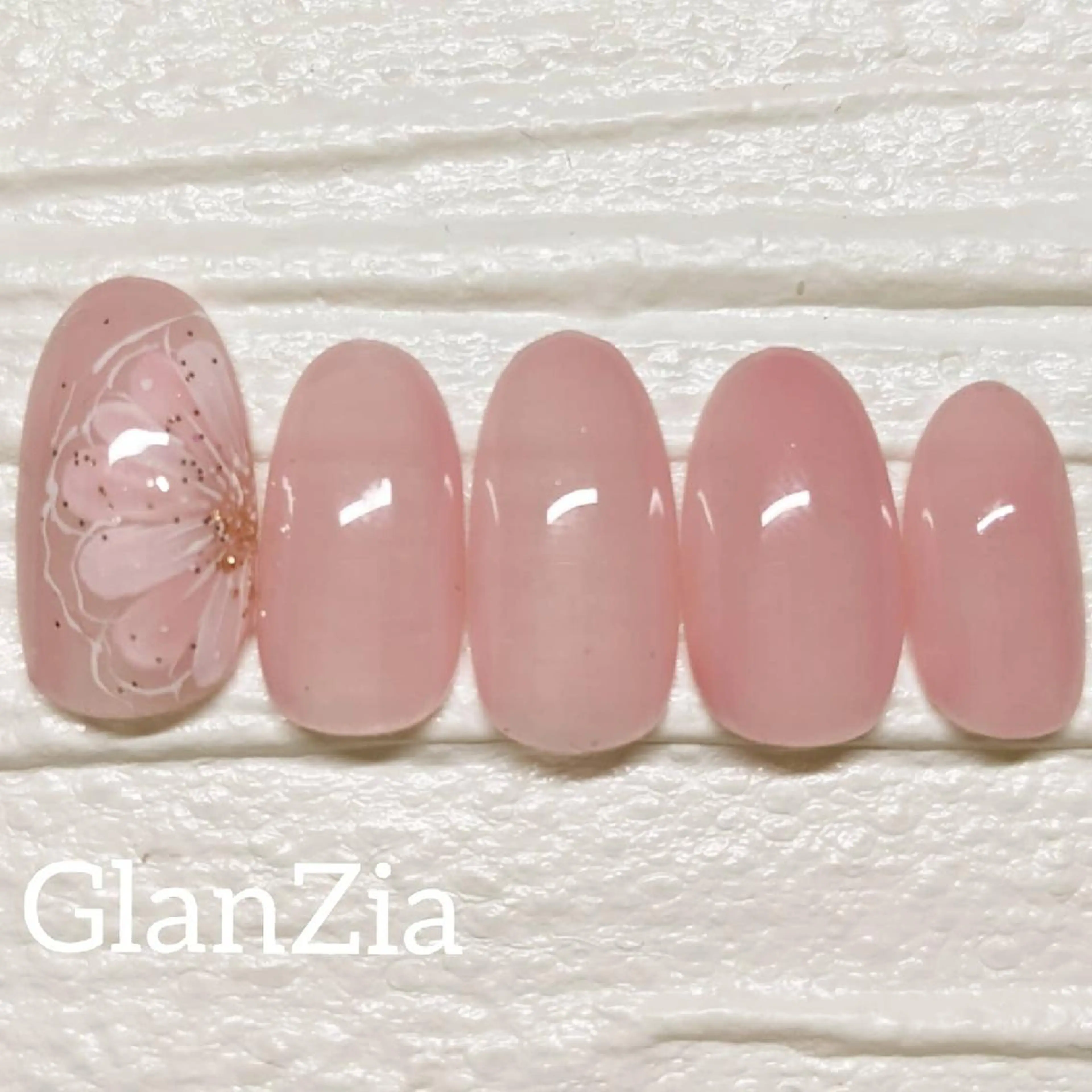 ネイル フラワーネイル 南流山 ネイルサロン グランツィア のネイルデザイン