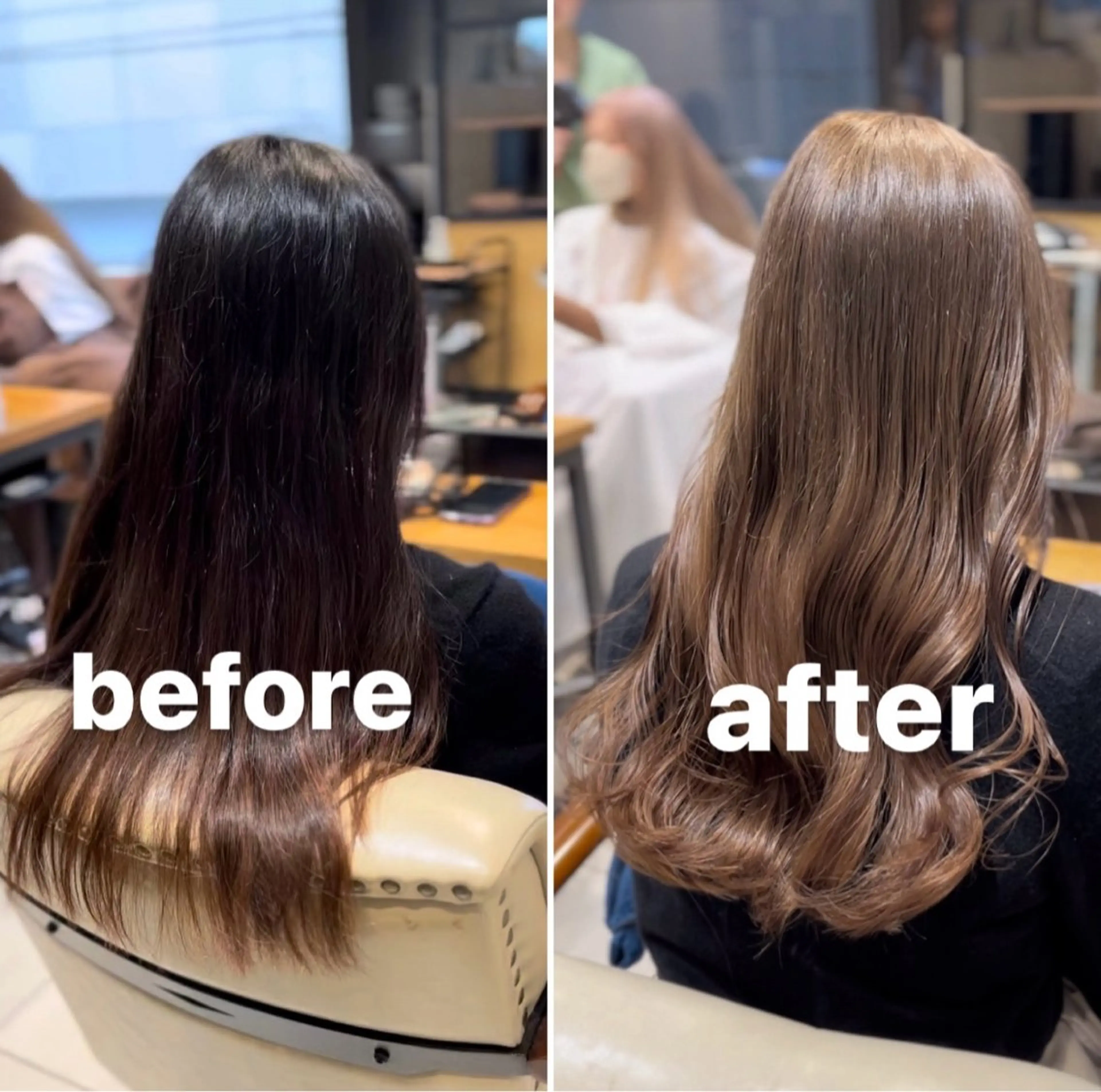 セミロング カラー 🌿earth亀有店 【緑髪のノブ】🌿のヘアスタイル