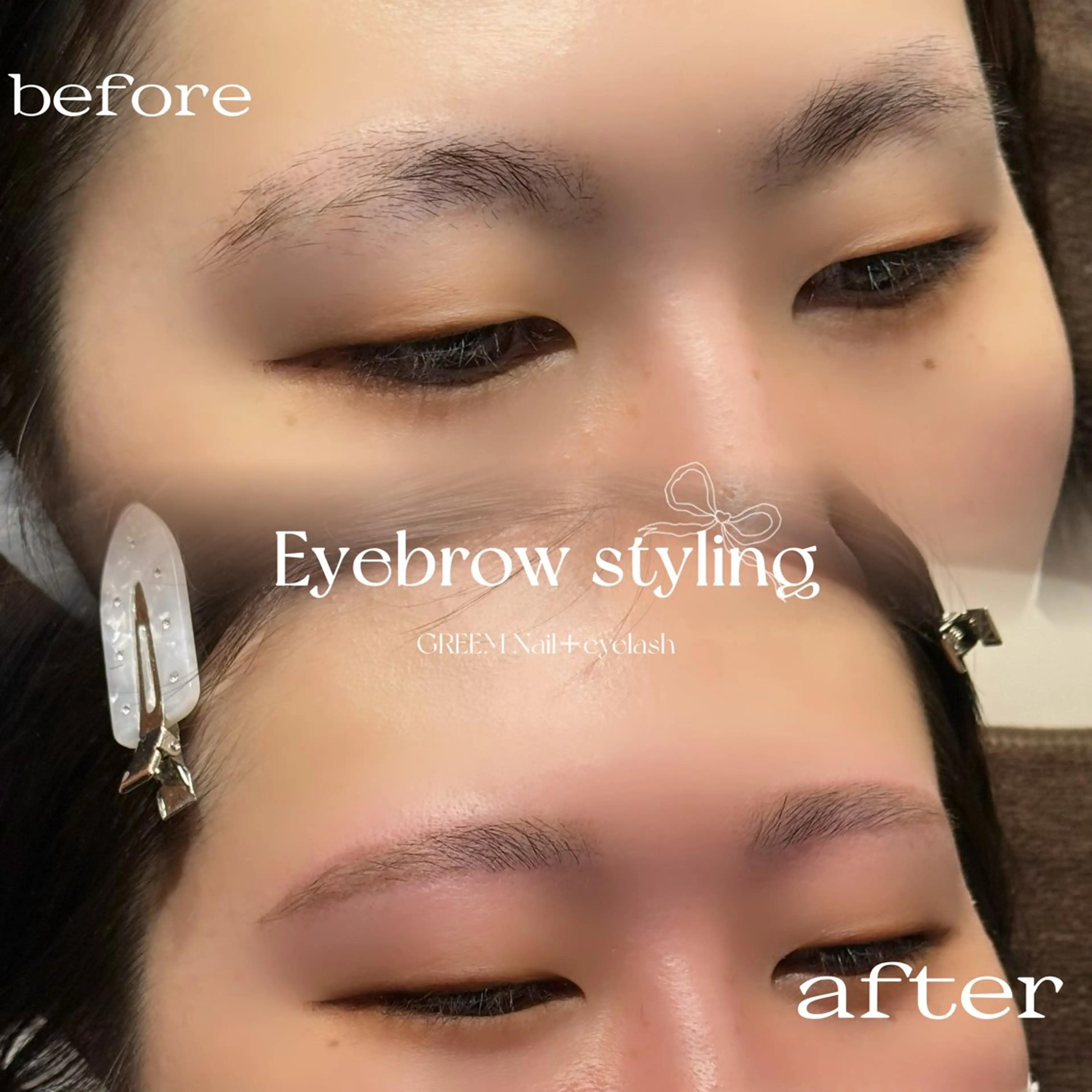 アイブロウ ワックス脱毛 GREEM CHIHOのマツエク・マツパデザイン