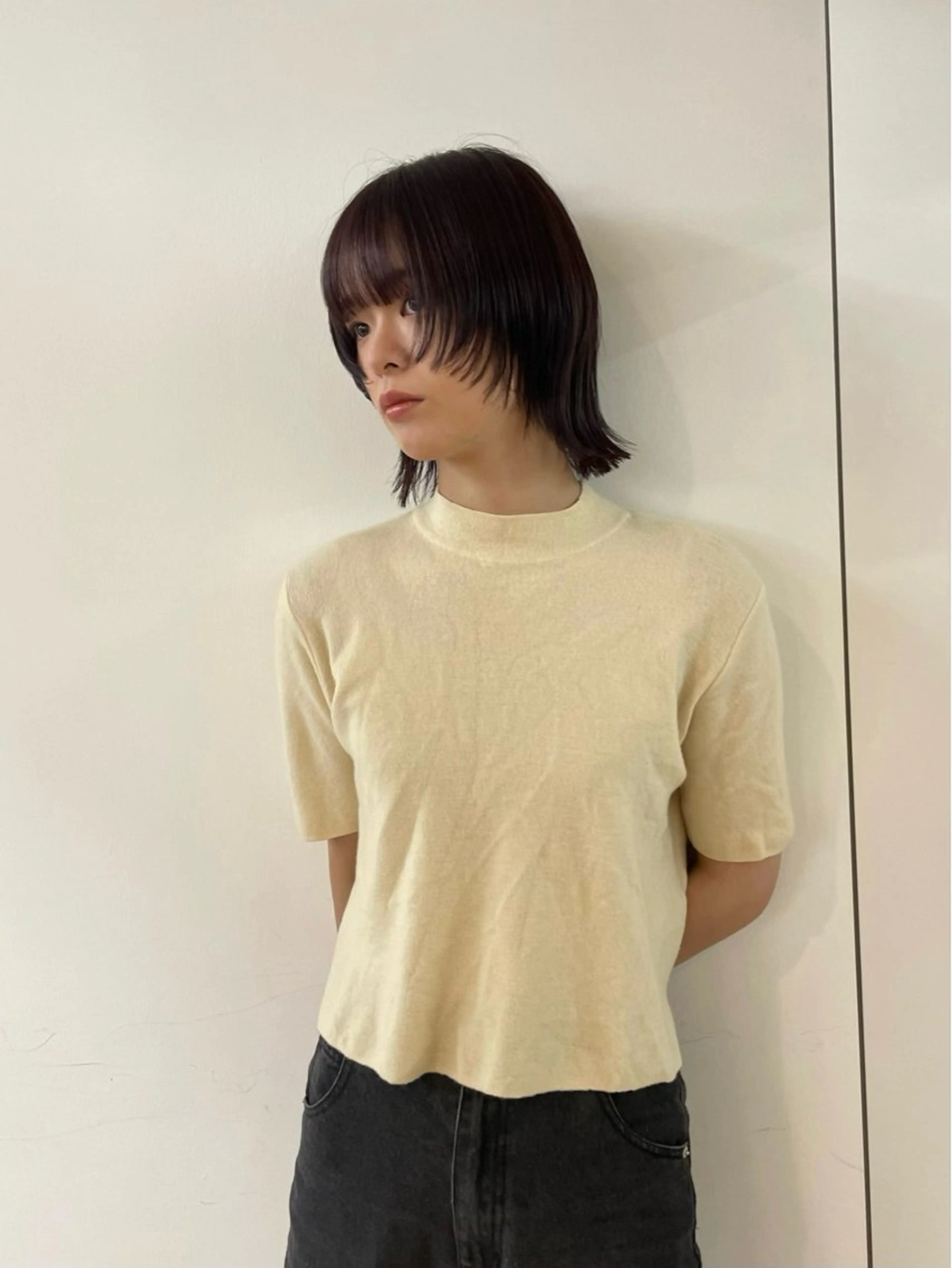 ショート ウルフカット カット ヘアカラー ハイトーン/レイヤー 🌸さくらのヘアスタイル