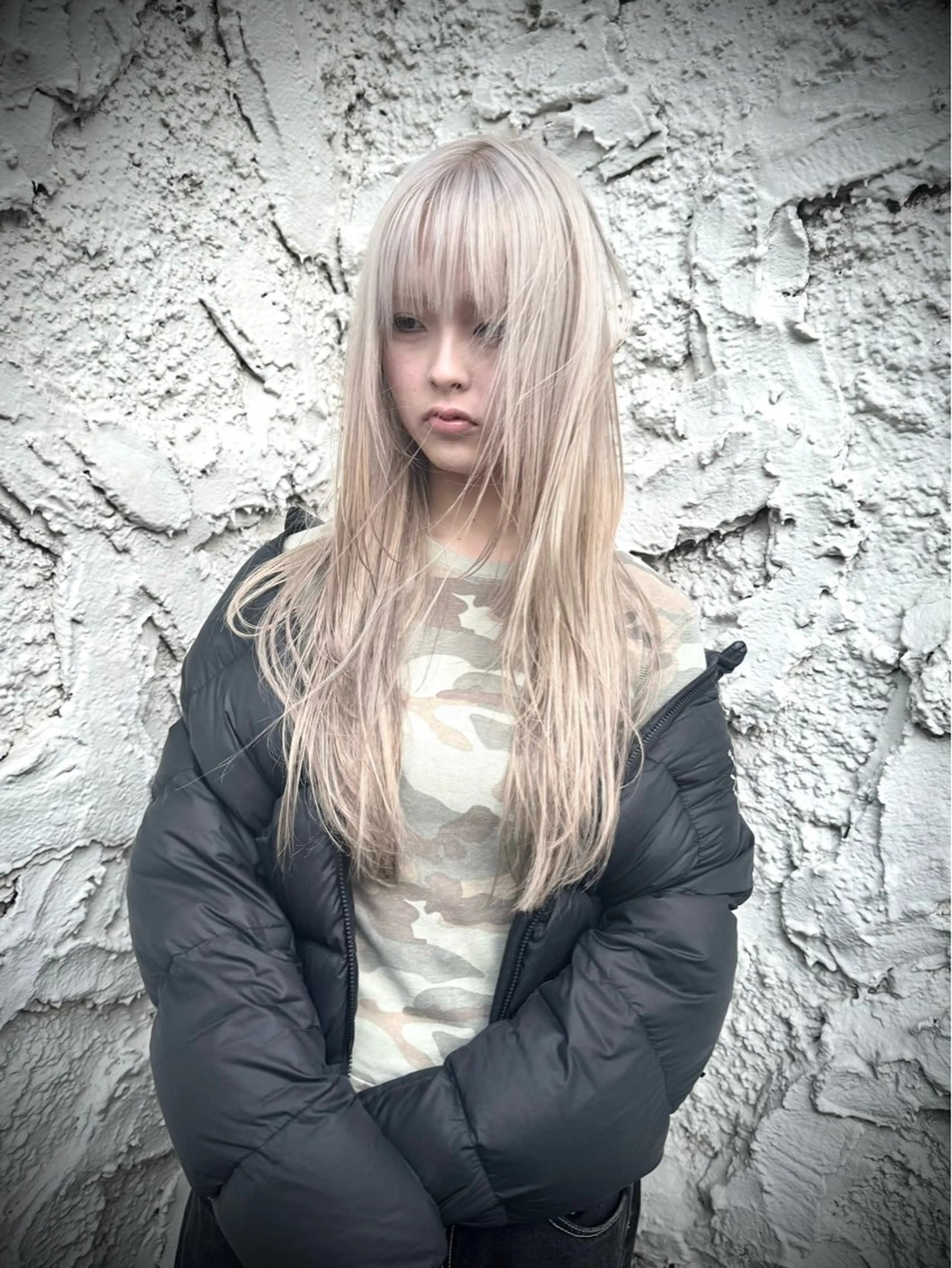 ロング カラー ヘアカラー トリートメント デザインカラー⭐︎★ 🐆hyo🐆のヘアスタイル