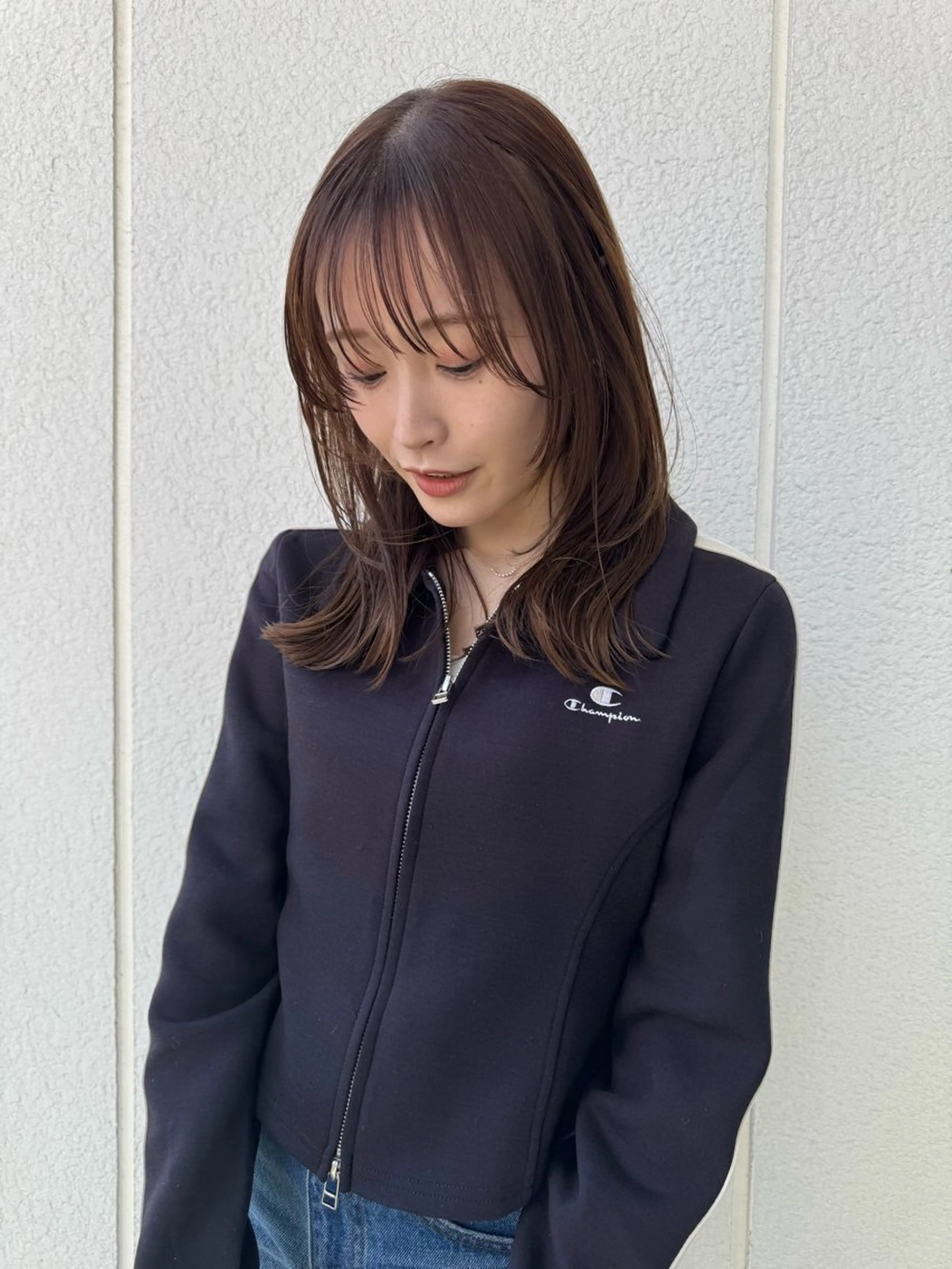 セミロング カラー パーマ ヘアアレンジ 可愛いを作る神 ナオヒロのヘアスタイル