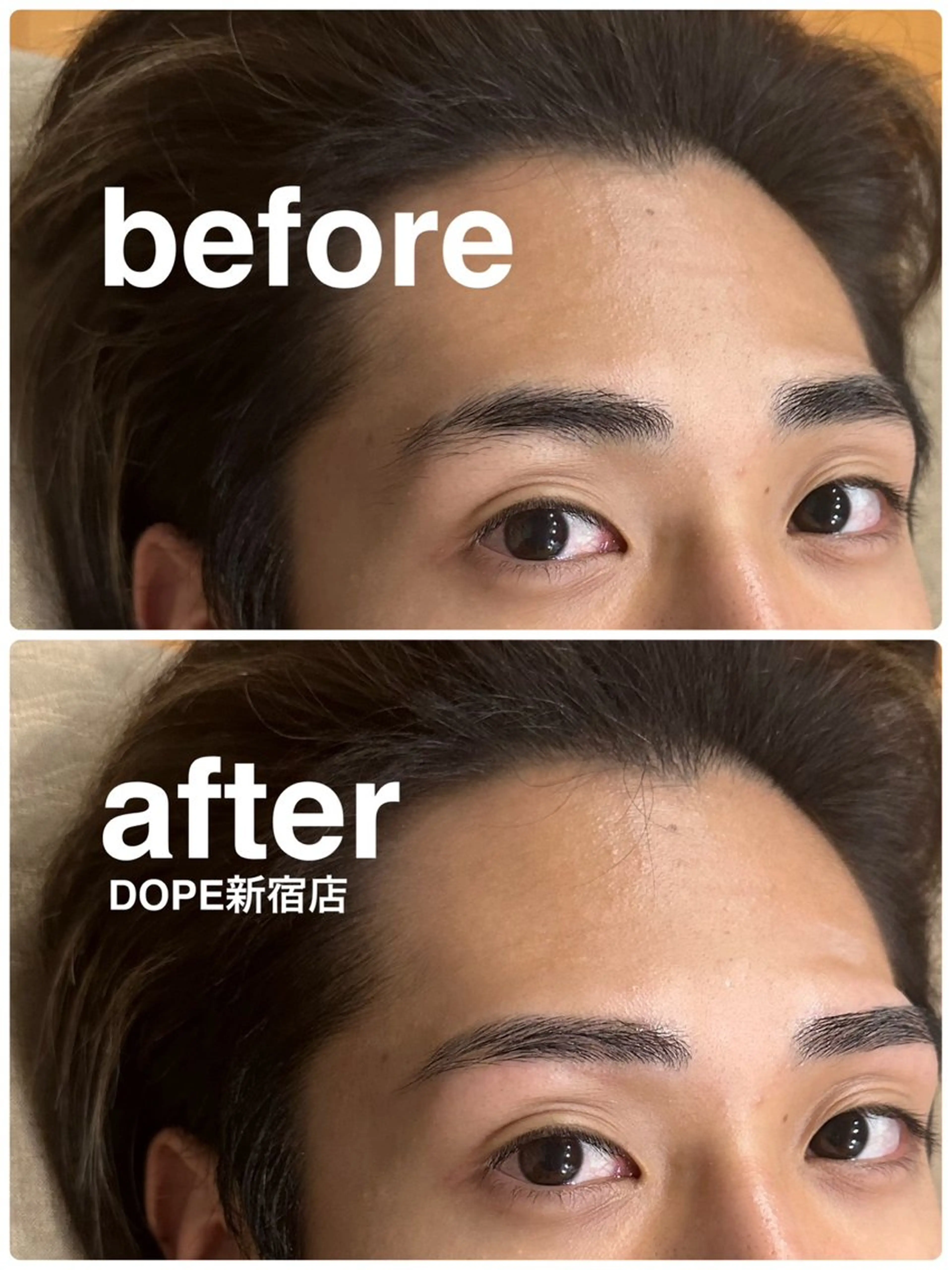 ショート メンズアイブロウサロンDOPE新宿南口店所属・👑DOPE 新宿南口店👑の眉毛・アイブロウイメージ