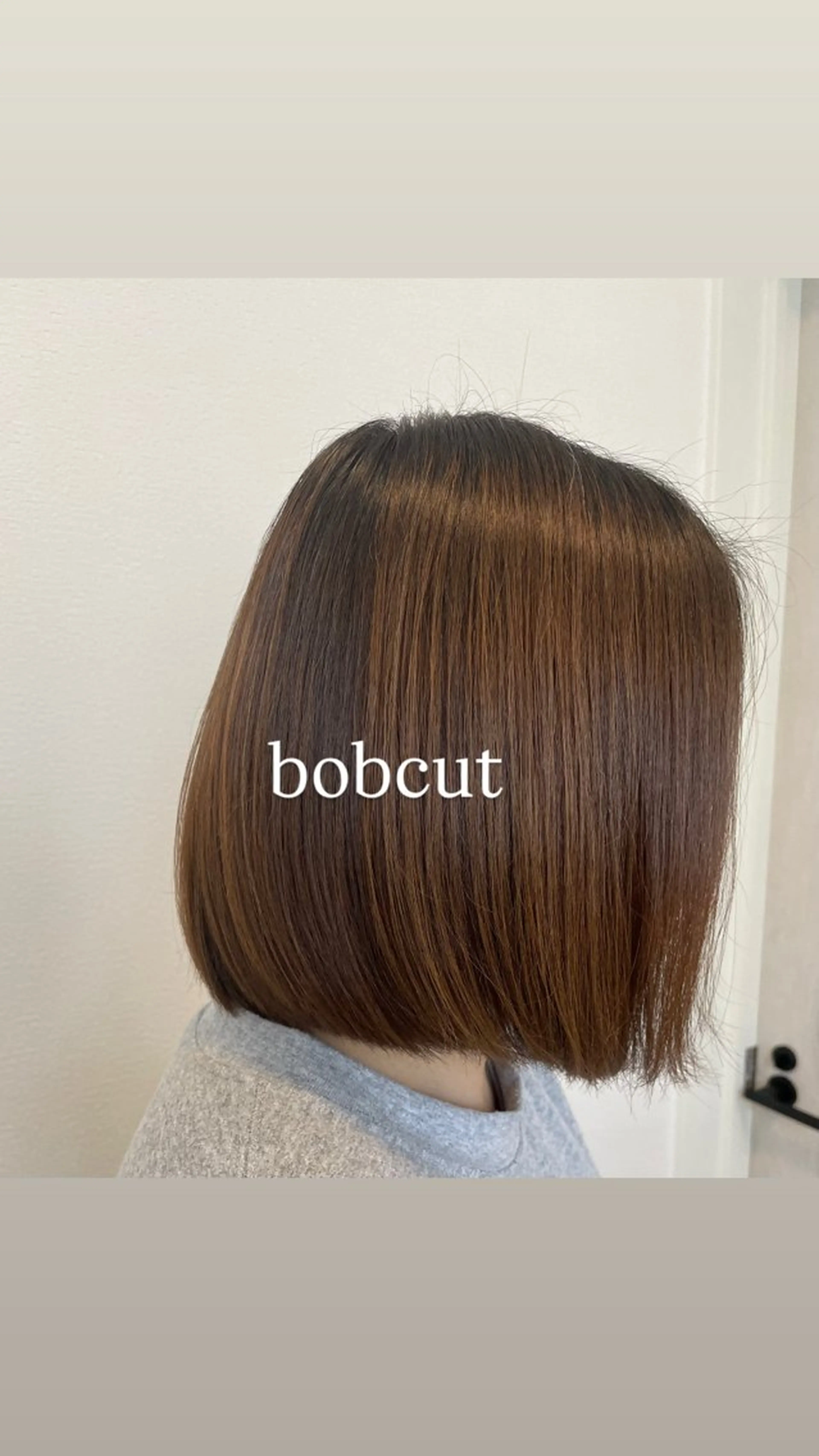 ミディアム ボブ 佐藤 聖真【美髪矯正】のヘアスタイル