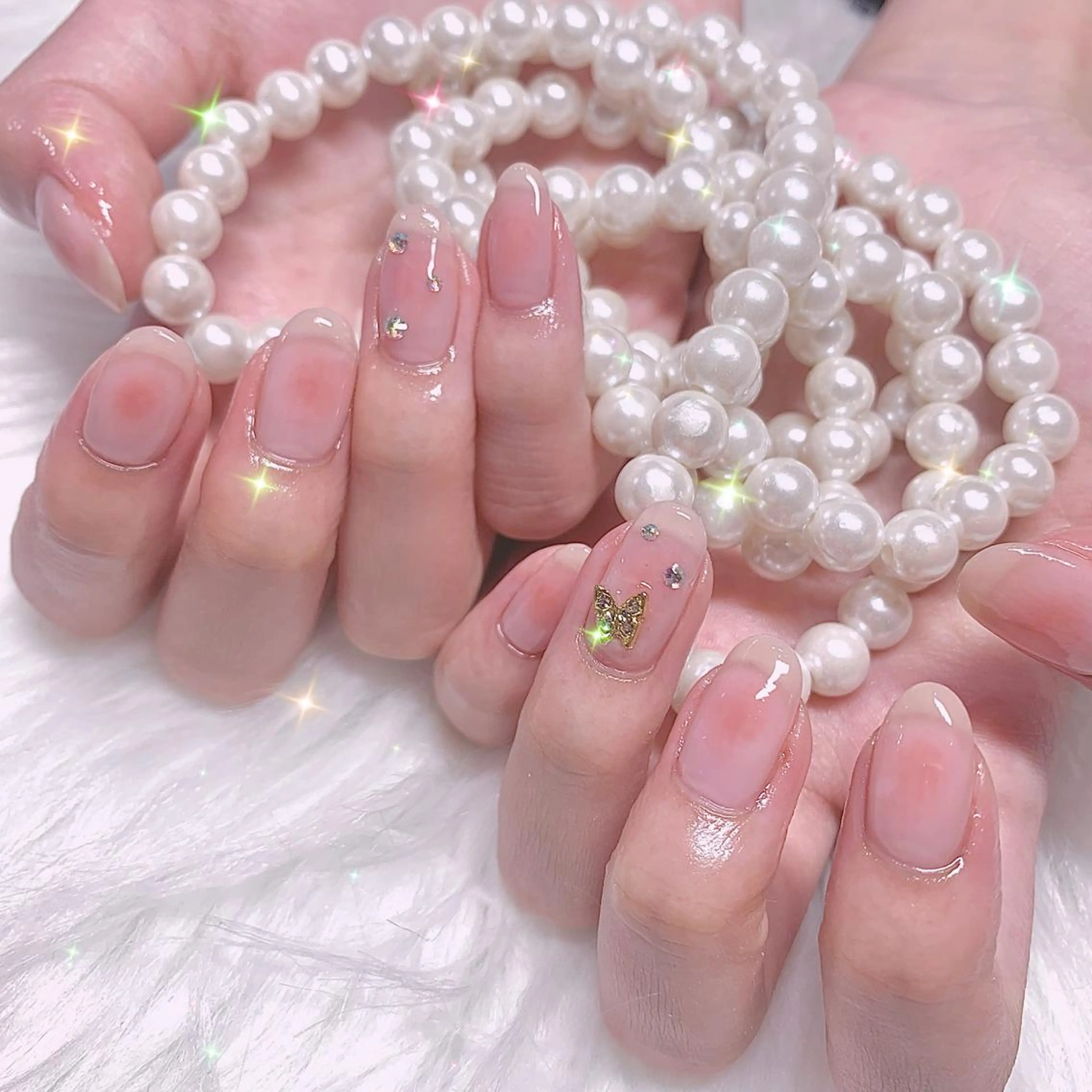 ネイル チークネイル élu by Noriko 前原のネイルデザイン