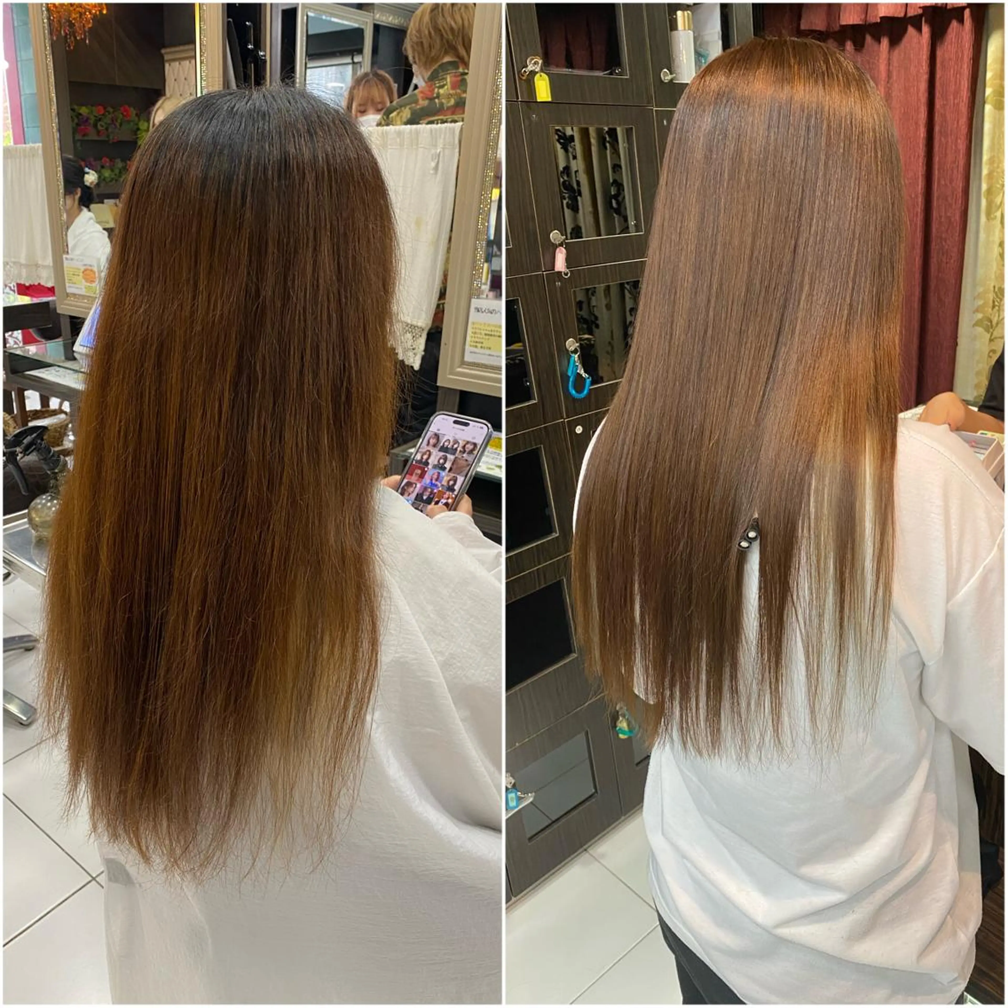 ロング パーマ 縮毛矯正 トップスタイリスト 小澤純一のヘアスタイル