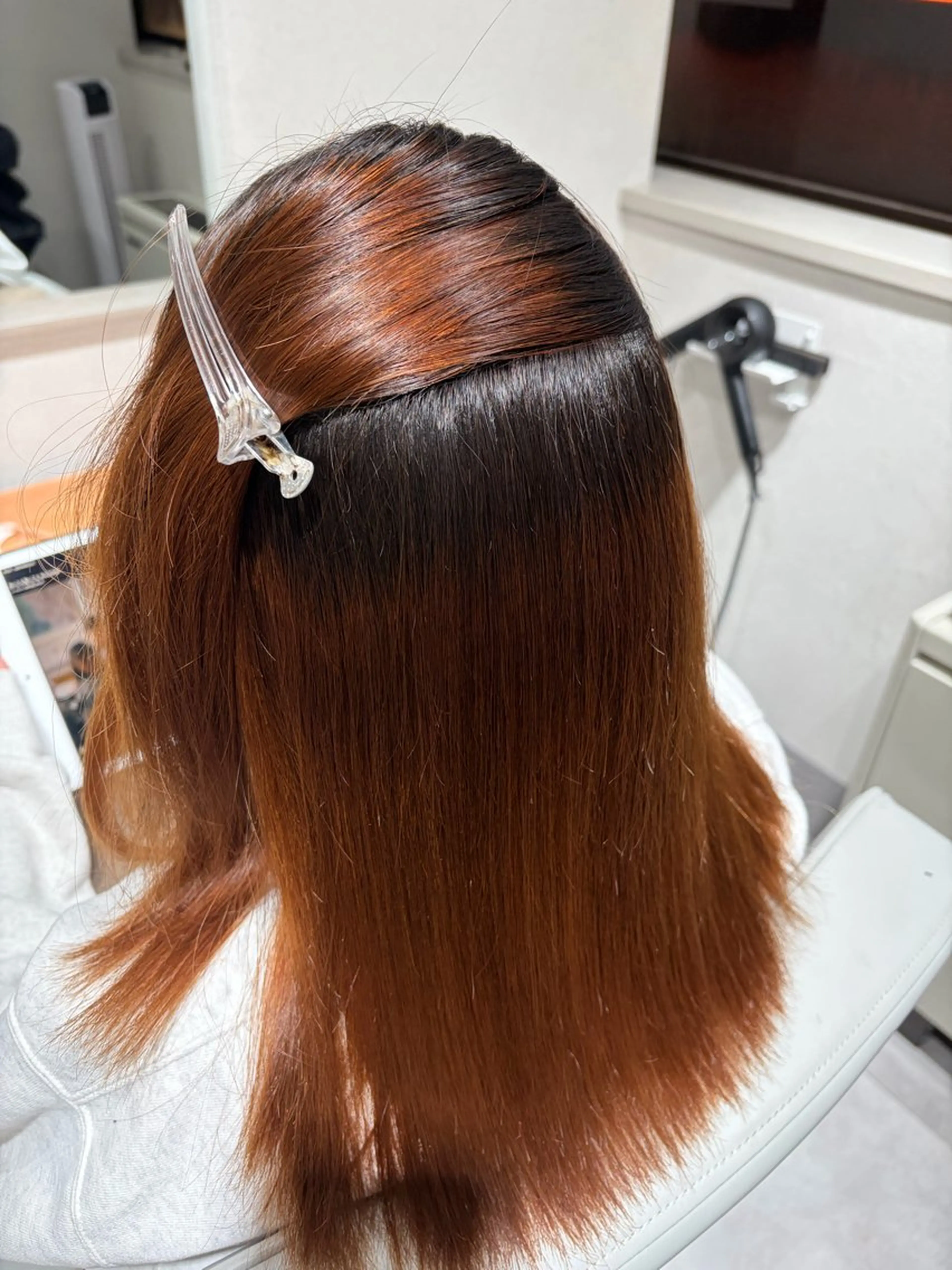 縮毛矯正 髪質改善/縮毛矯正 堂下寧音のヘアスタイル