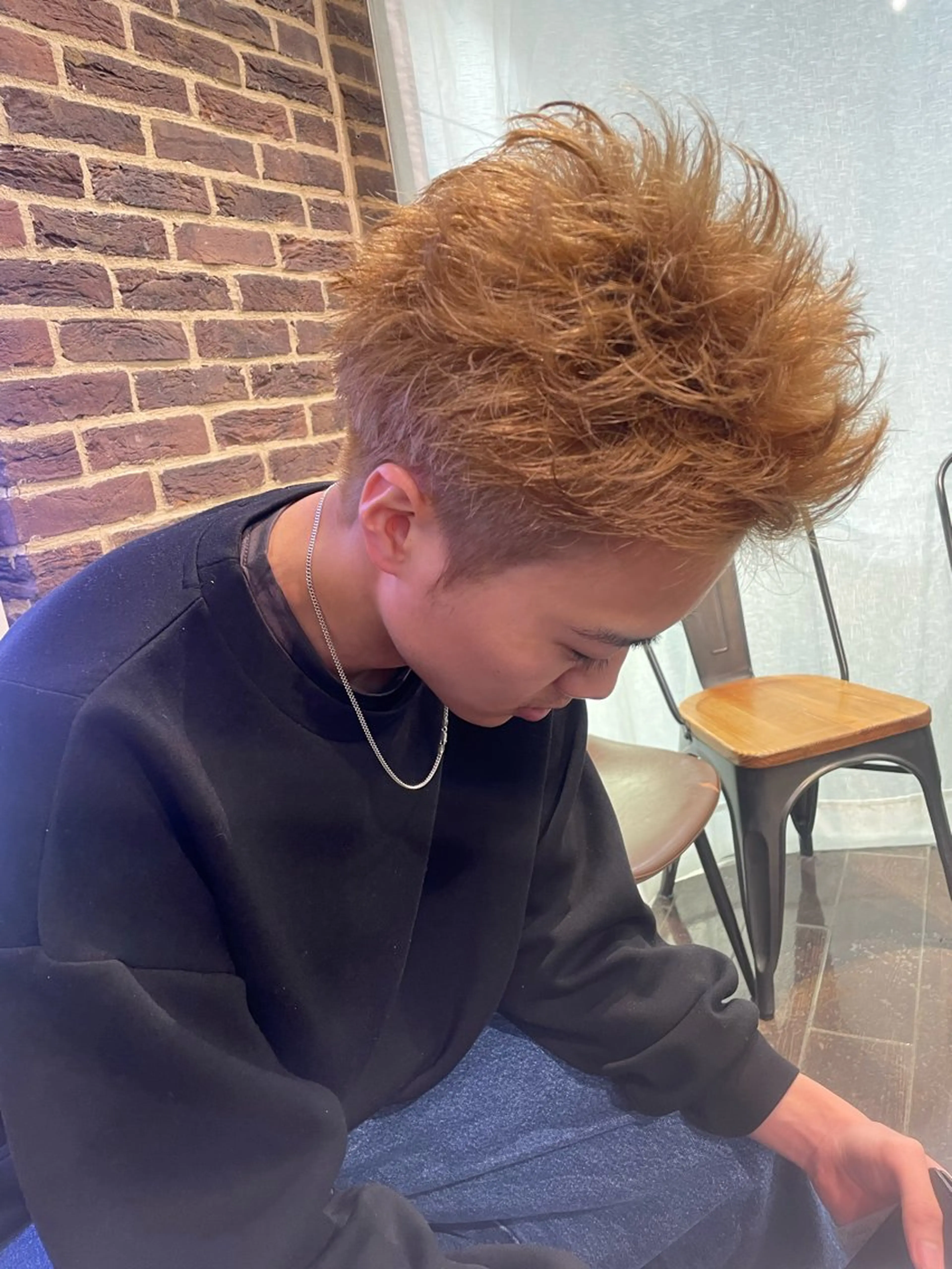 メンズ メンズハイトーン ヘアカラー メンズ/艶髪/カラー サクラ🌸のヘアスタイル