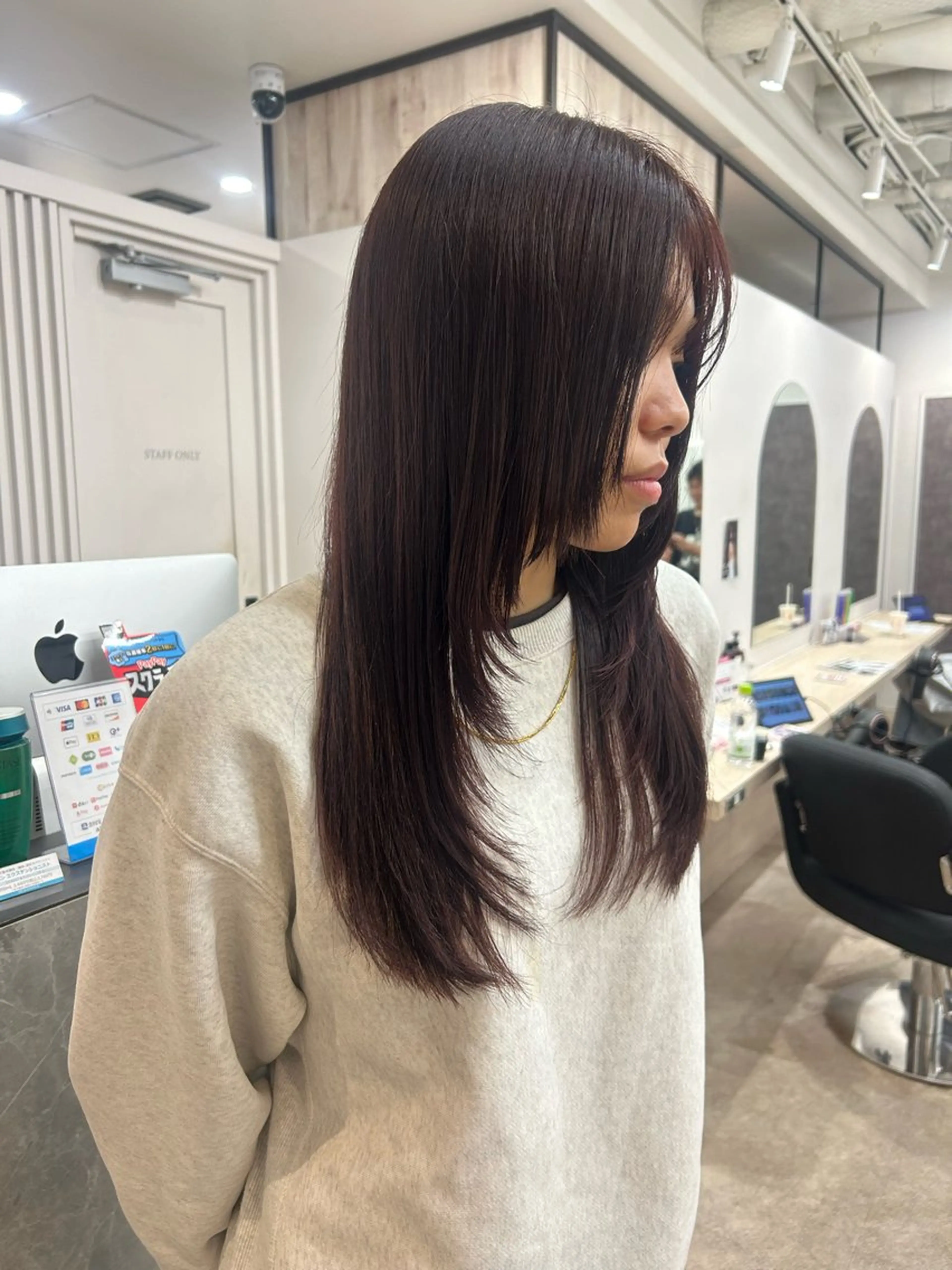 セミロング レイヤーカット eight kichijoji所属・🐬レイヤー /透明感/あいか🫧のヘアスタイル