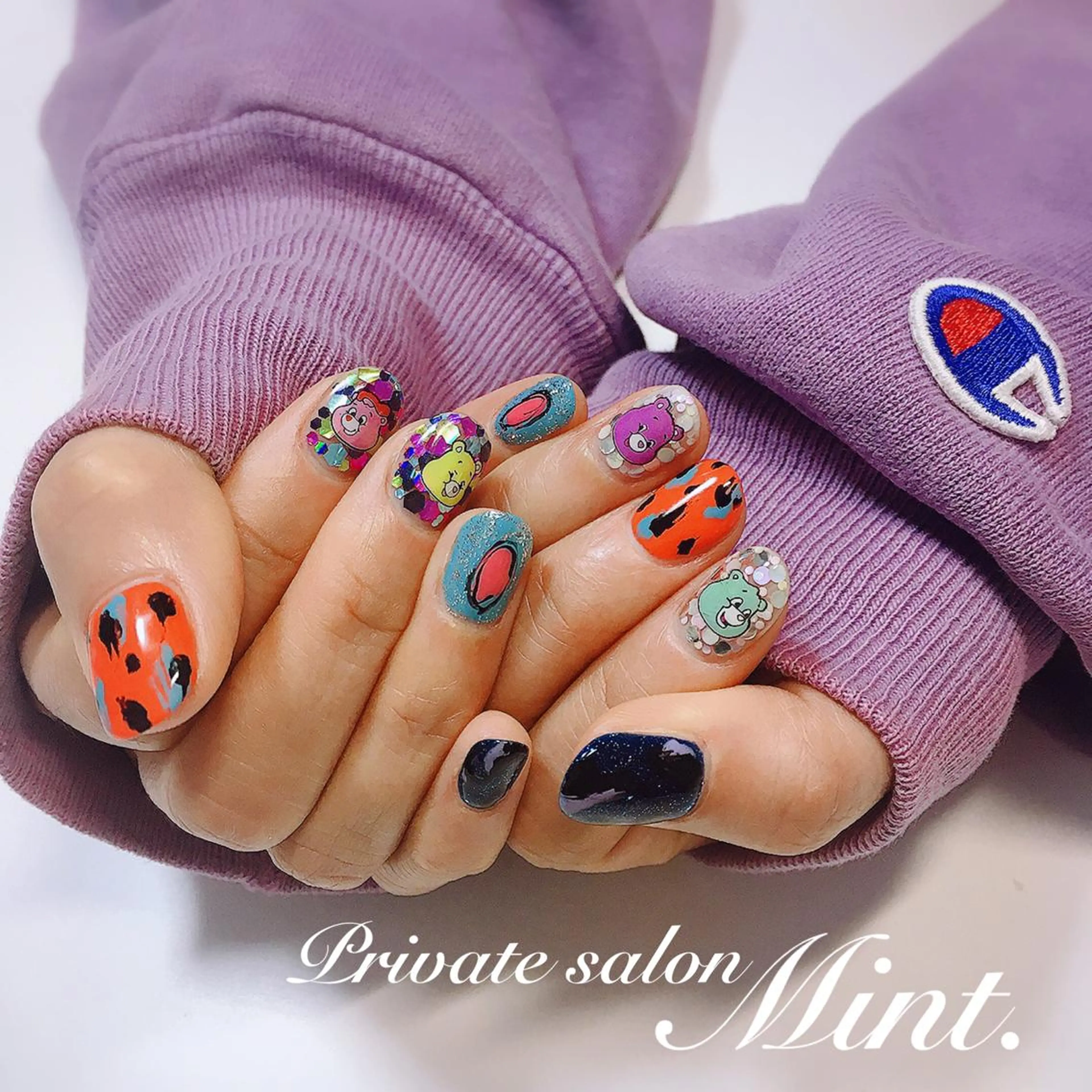 ショート ネイル ジェルネイル ハンドネイル Mint. nailのネイルデザイン