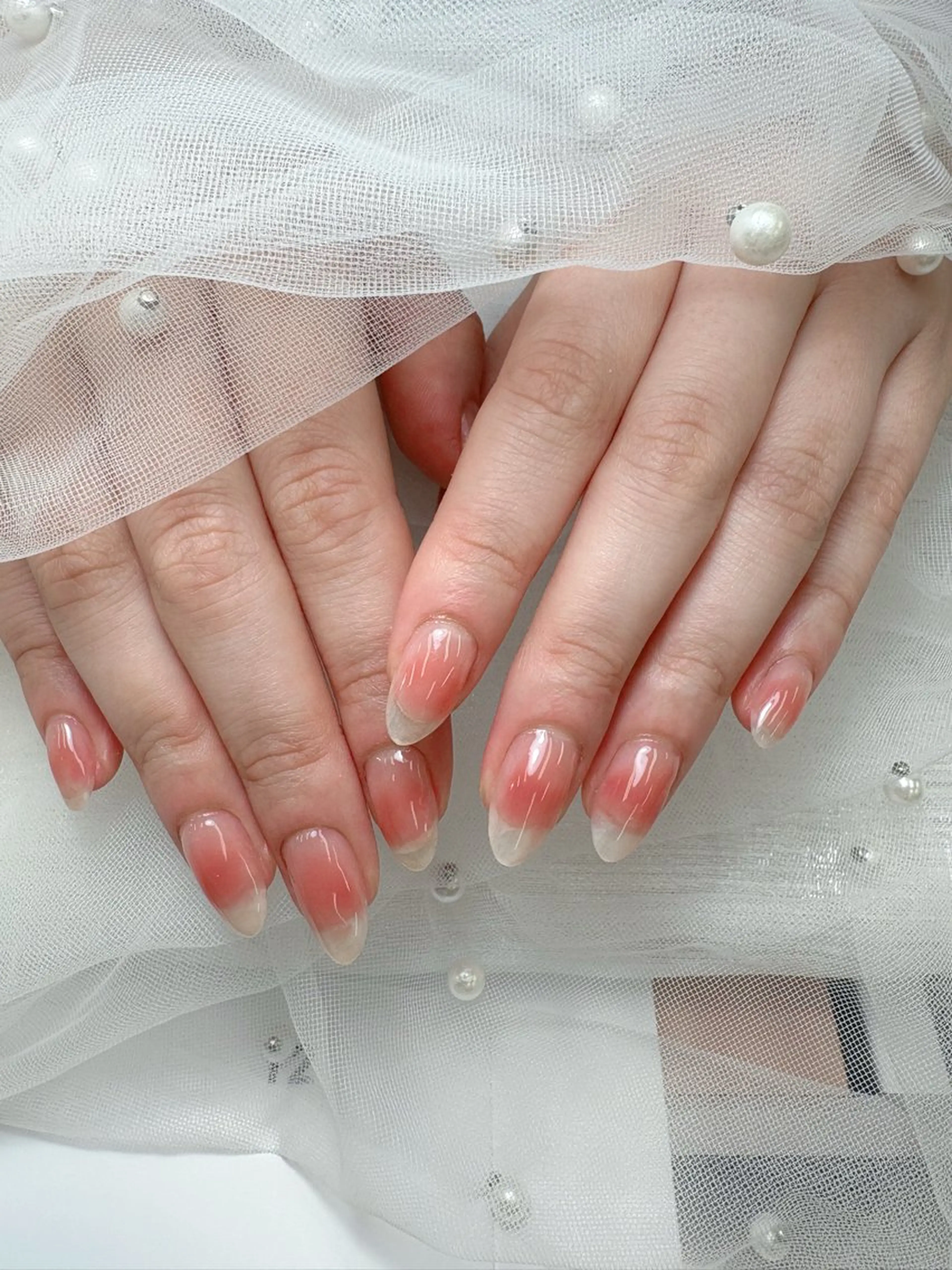 ネイル チークネイル 💎ネイリスト💎 月奈🌕🎀のネイルデザイン