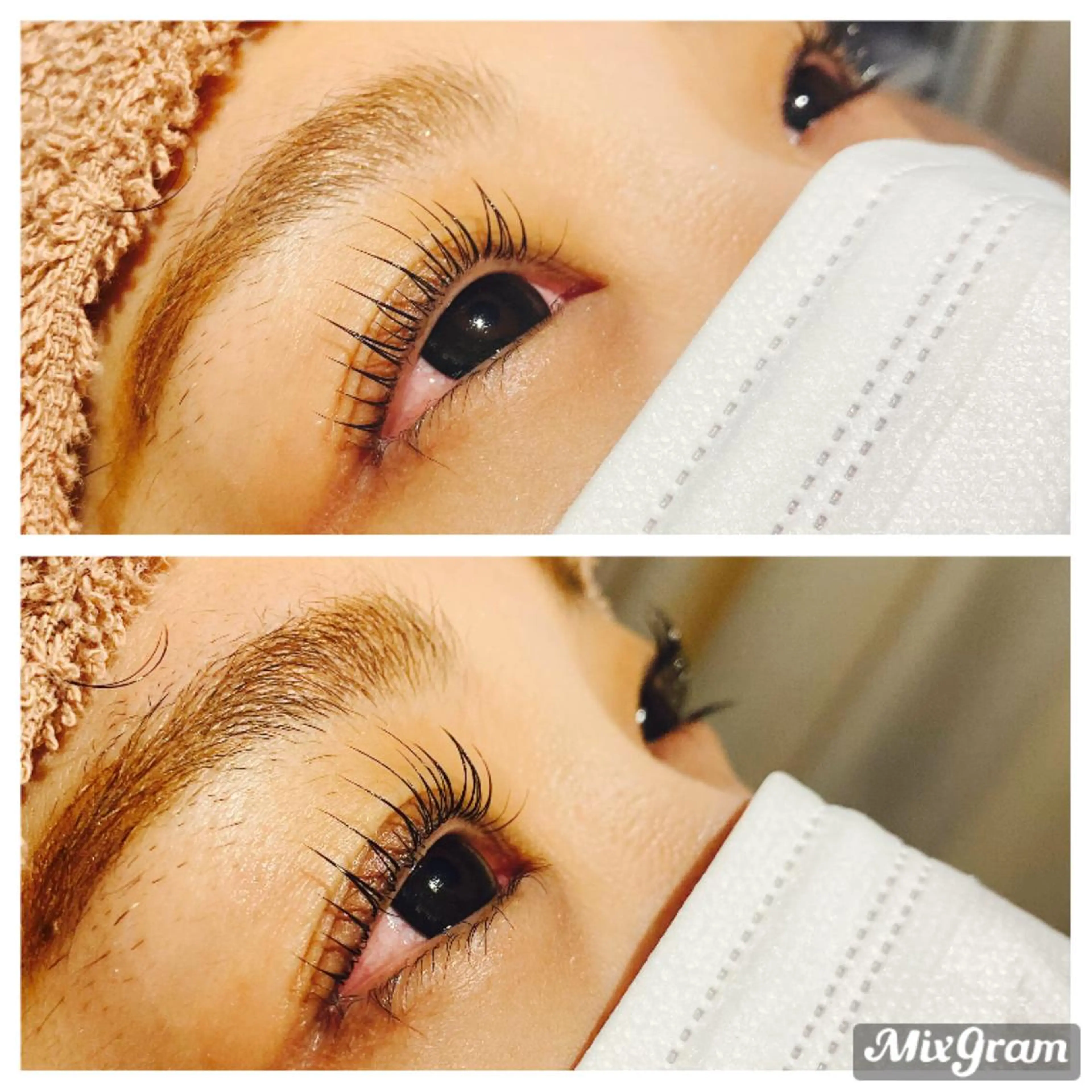 マツエク・マツパ パリジェンヌラッシュリフト マツパ beauty＆eyelush　RADIANCE所属・manaka .Tのマツエク・マツパデザイン