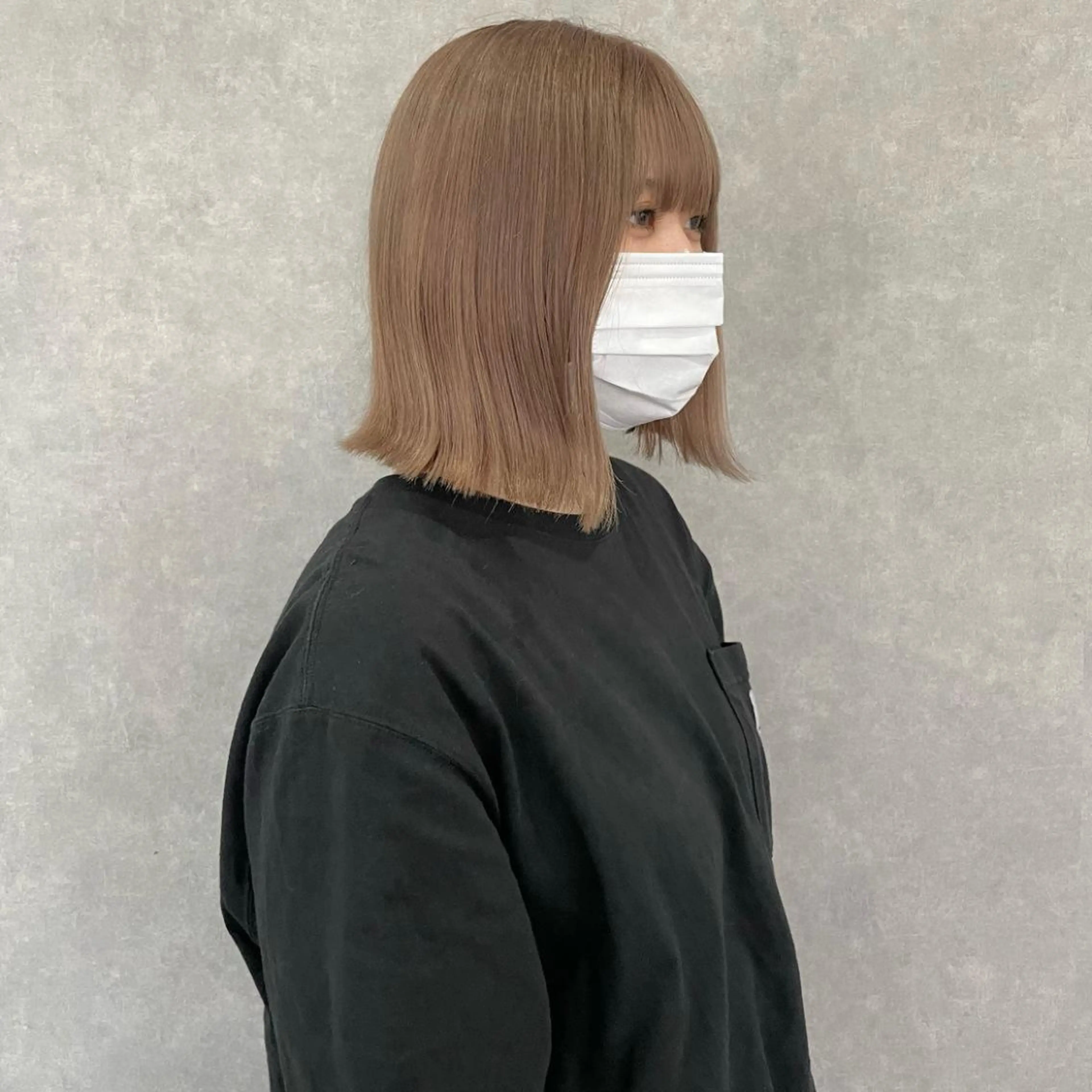 ミディアム カラー はちすか るかのヘアスタイル